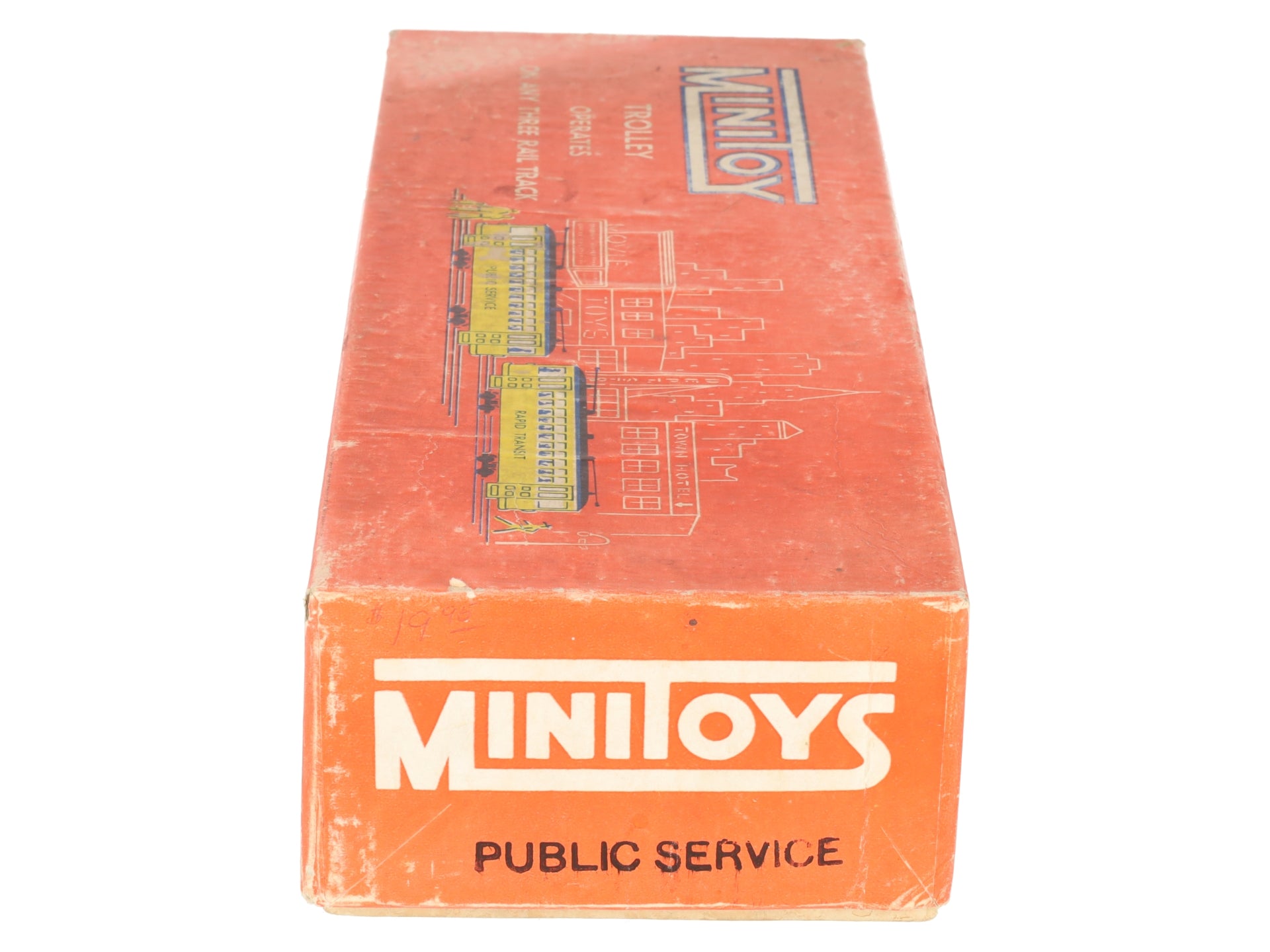 Minitoys 102 O Gauge 102 Public Service Powered Trolley (3-Rail) VG/Box
