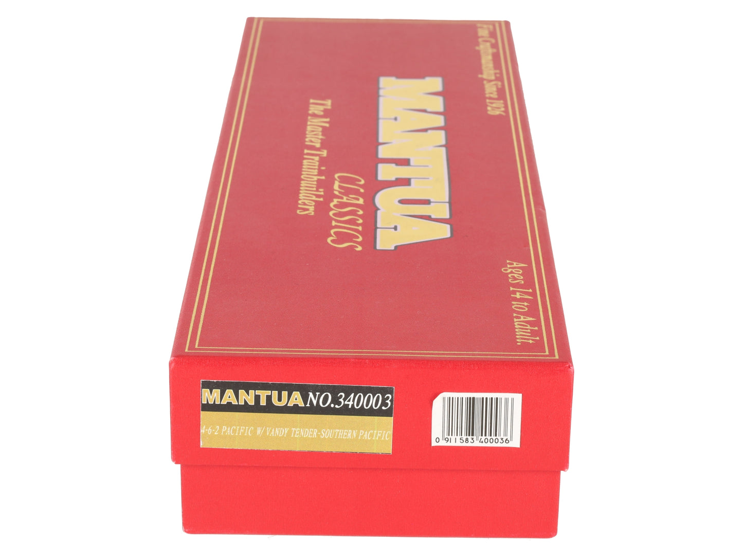 Mantua 340003 HO Scale Southern Pacific 4-6-2 Locomotive w/ Vandy Tender VG/Box