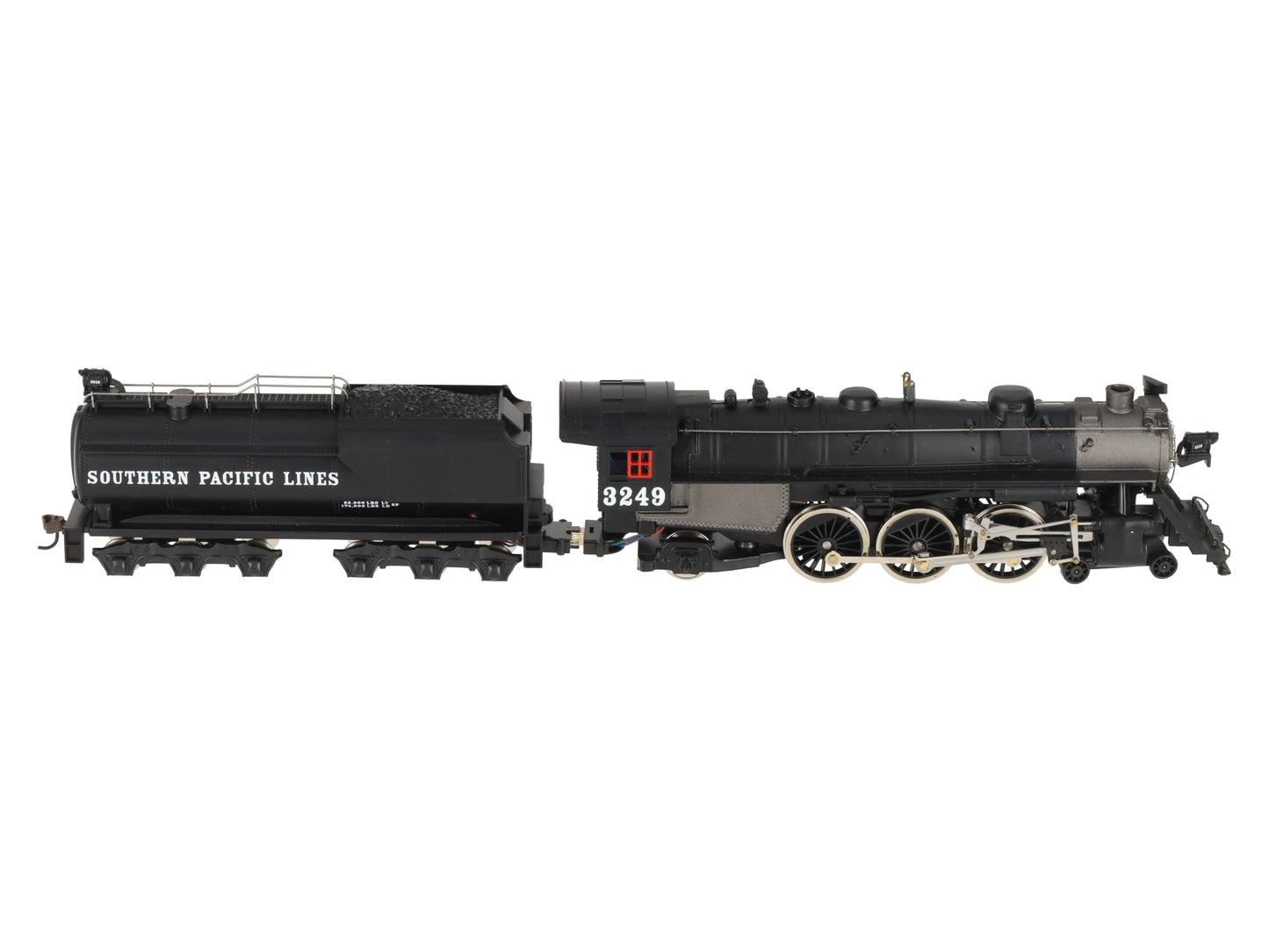 Mantua 340003 HO Scale Southern Pacific 4-6-2 Locomotive w/ Vandy Tender VG/Box