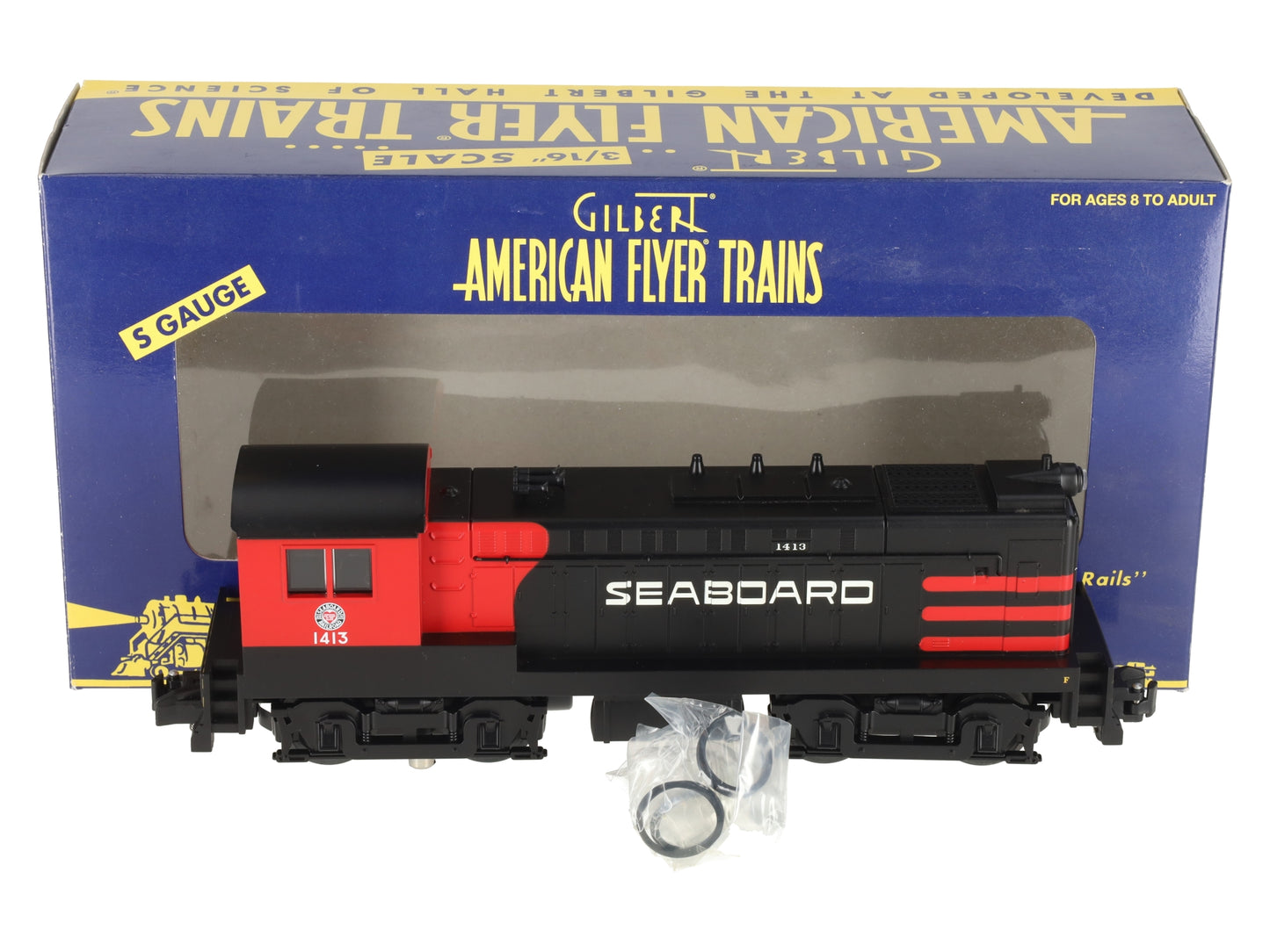 American Flyer 6-48034 S Scale Seaboard Baldwin Diesel Locomotive #1413 LN/Box