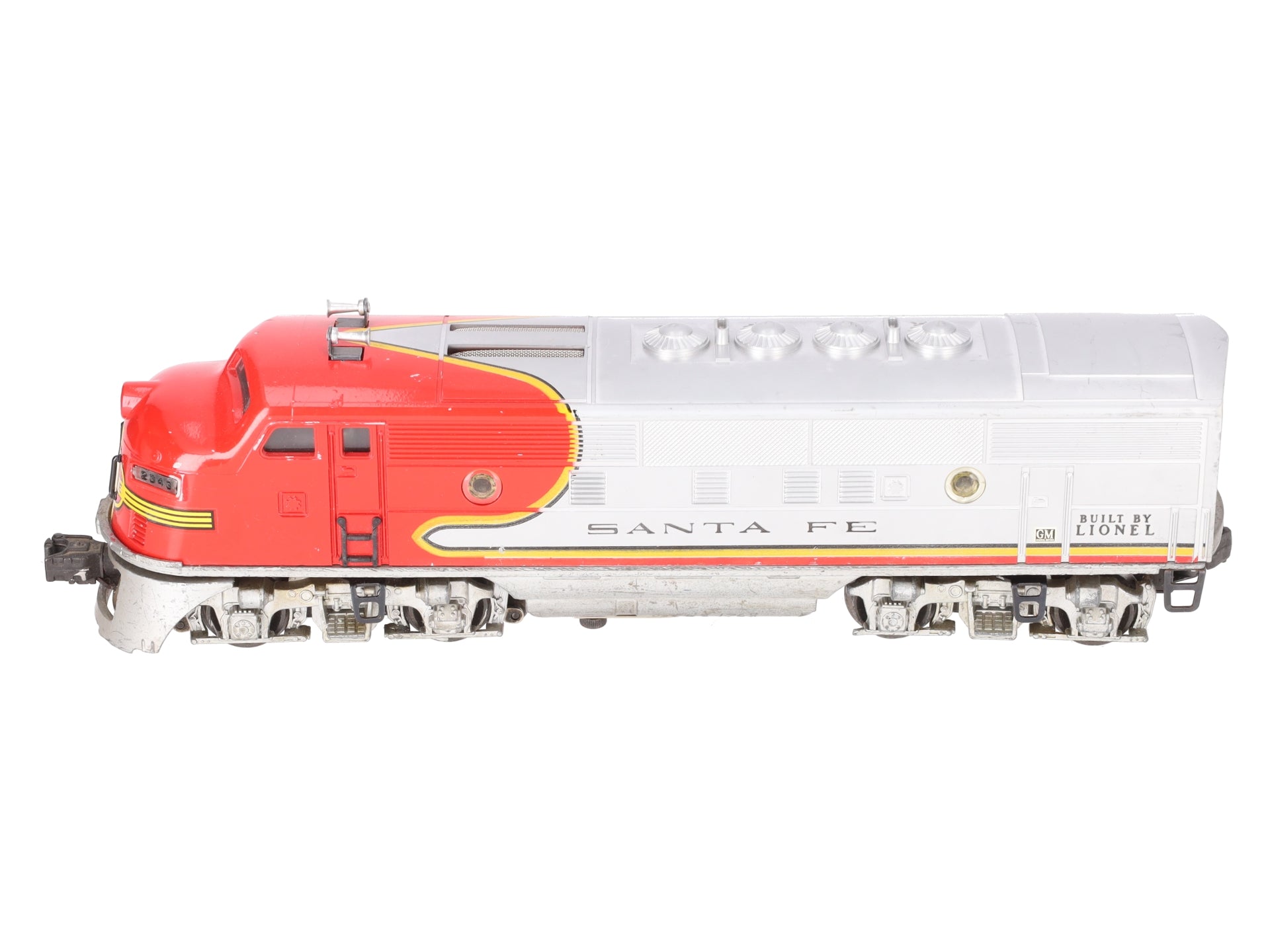Lionel 2343P Vintage O Santa Fe F3 Powered A Unit Diesel Locomotive VG