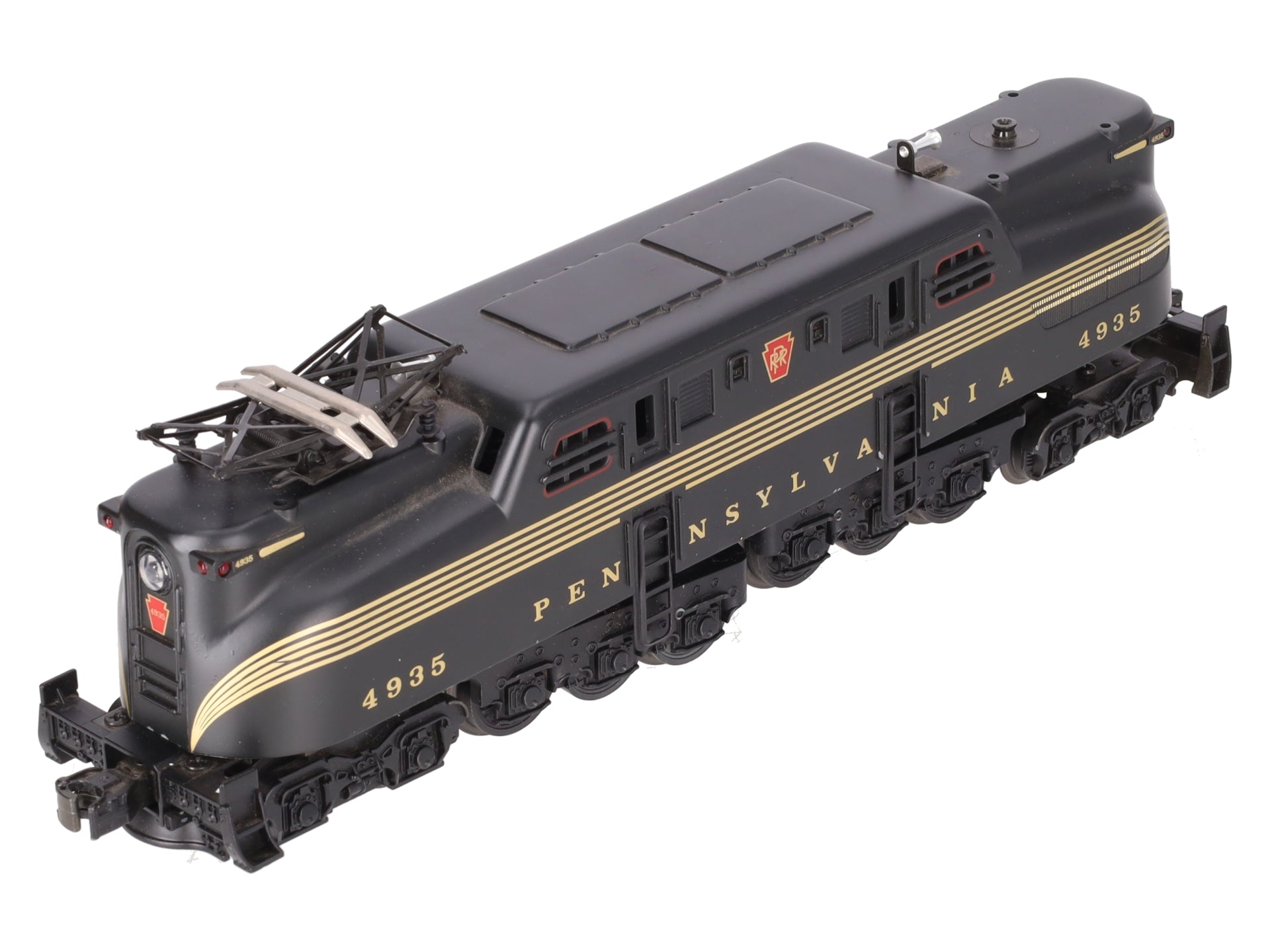 MTH 20-5105-0 Pennsylvania Green Gold 5-Stripe GG-1 Electric Locomotive #4935 EX/Box