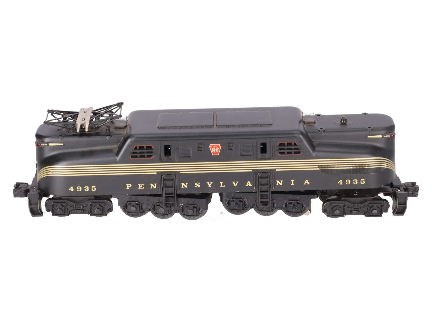MTH 20-5105-0 Pennsylvania Green Gold 5-Stripe GG-1 Electric Locomotive #4935 EX/Box