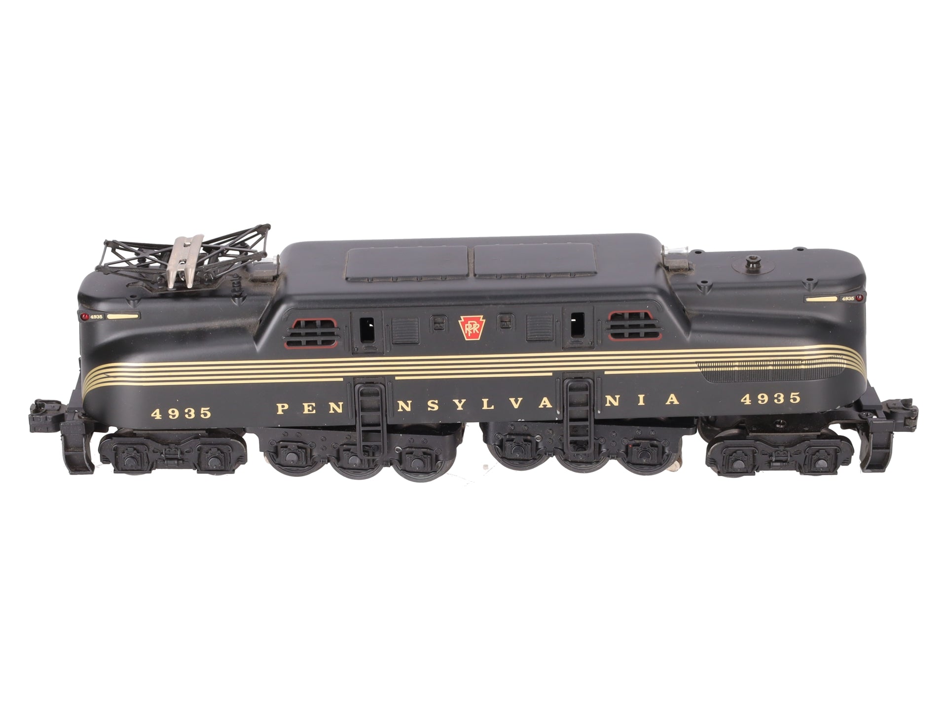 MTH 20-5105-0 Pennsylvania Green Gold 5-Stripe GG-1 Electric Locomotive #4935 EX/Box