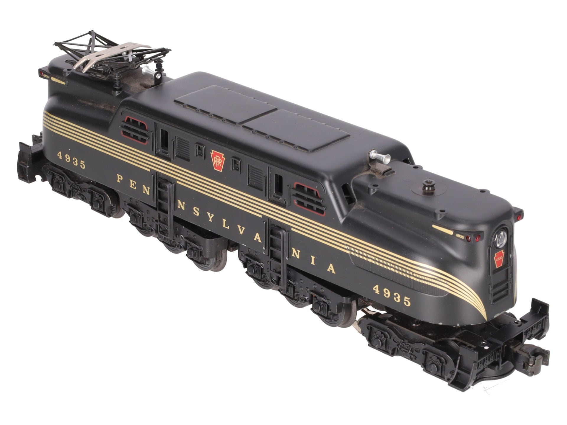 MTH 20-5105-0 Pennsylvania Green Gold 5-Stripe GG-1 Electric Locomotive #4935 EX/Box