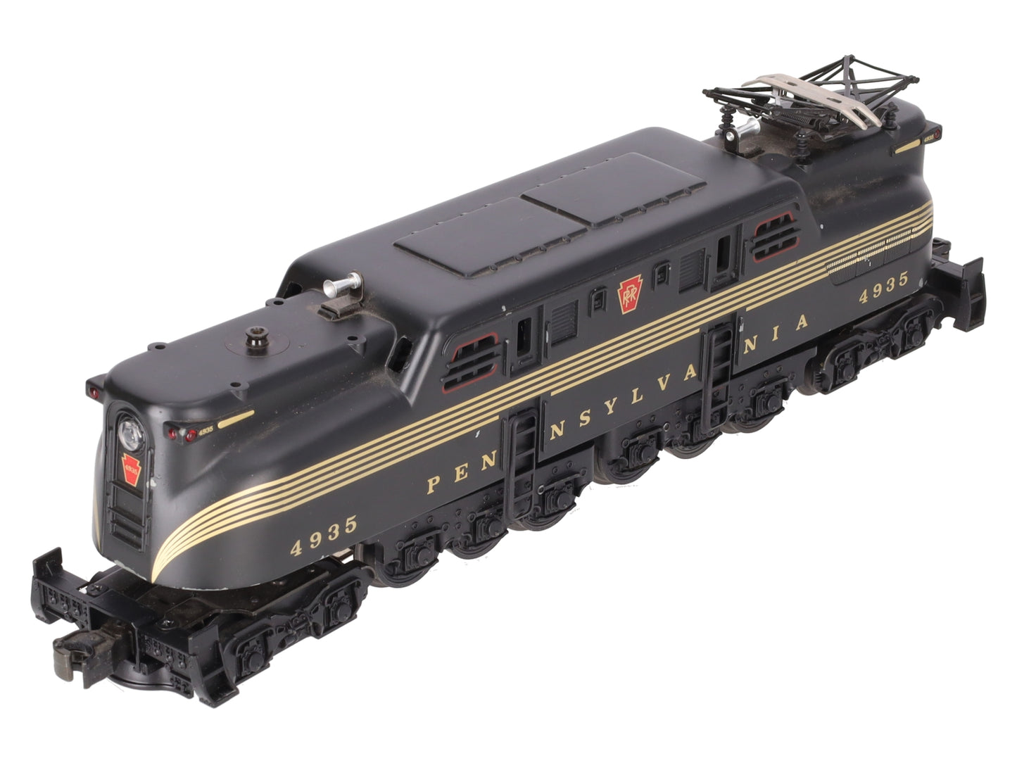 MTH 20-5105-0 Pennsylvania Green Gold 5-Stripe GG-1 Electric Locomotive #4935 EX/Box
