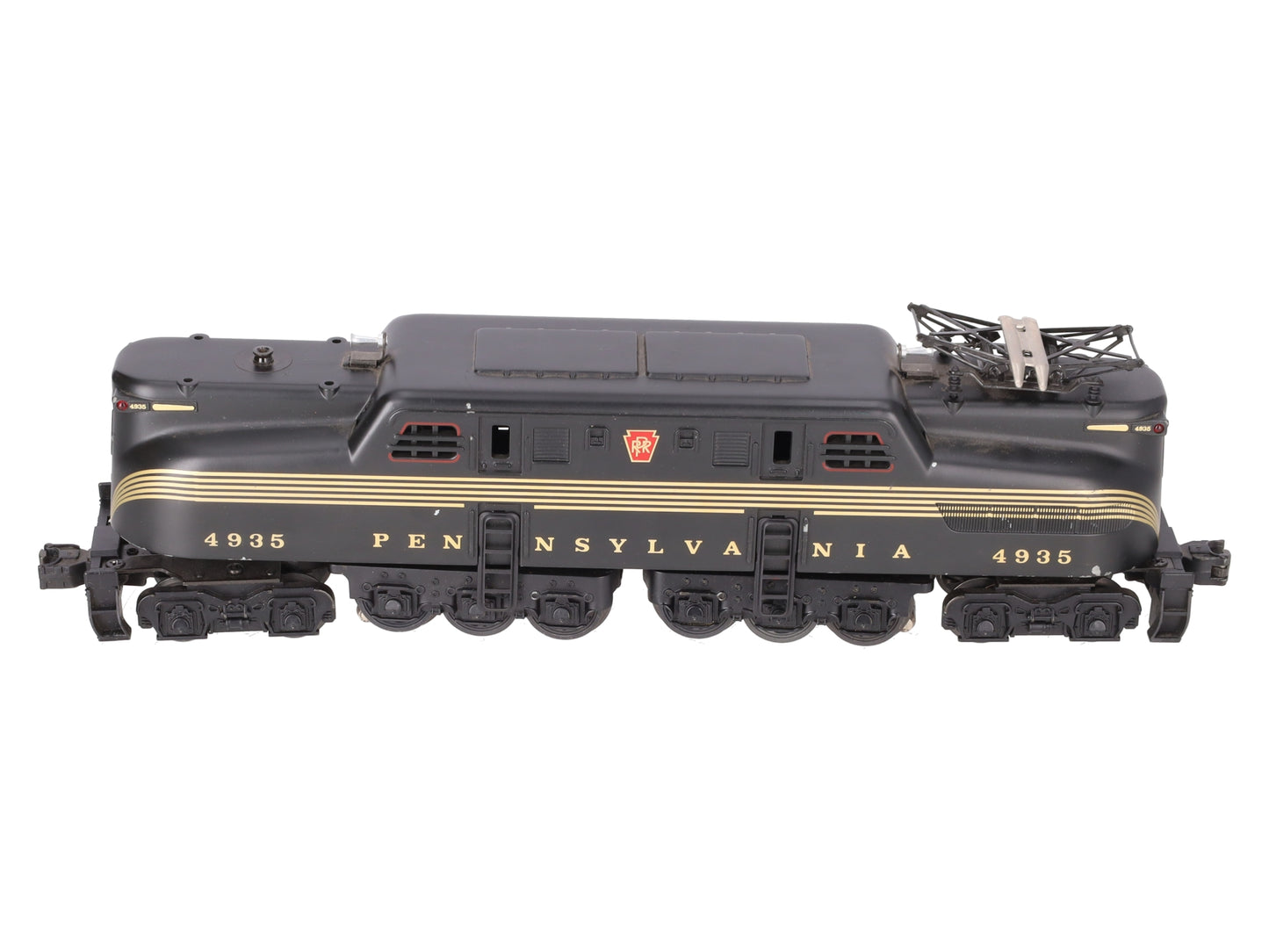 MTH 20-5105-0 Pennsylvania Green Gold 5-Stripe GG-1 Electric Locomotive #4935 EX/Box