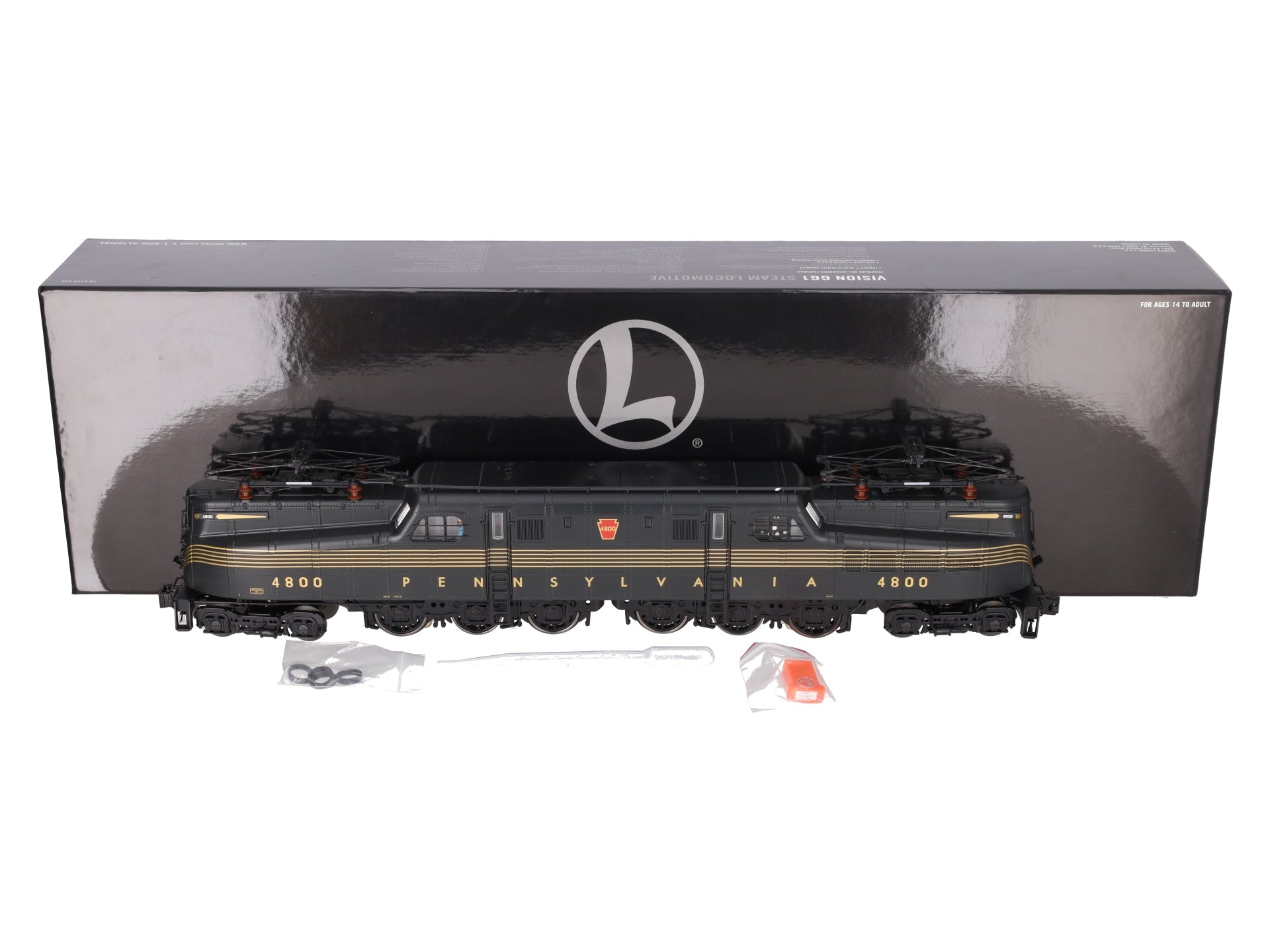 Lionel 6-83166 Pennsylvania BTO Vision Riveted GG-1 Electric Locomotive #4800 EX/Box
