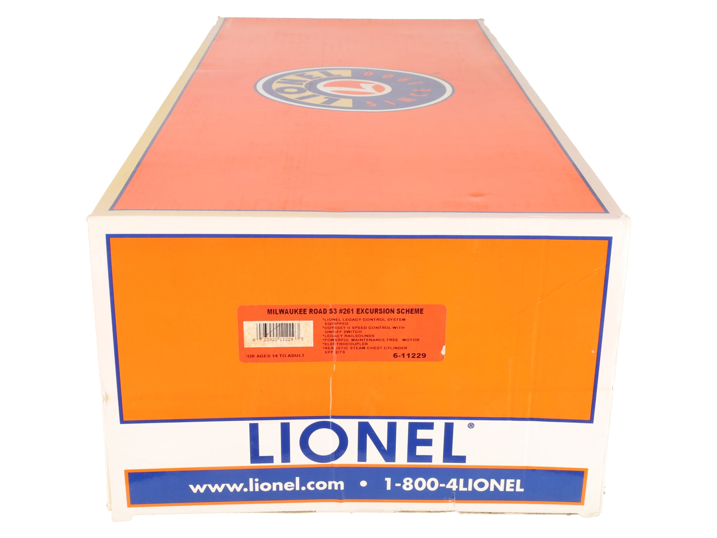 Lionel 6-11229 O Gauge Milwaukee Road S-3 Northern 4-8-4 Steam Locomotive #261 EX/Box