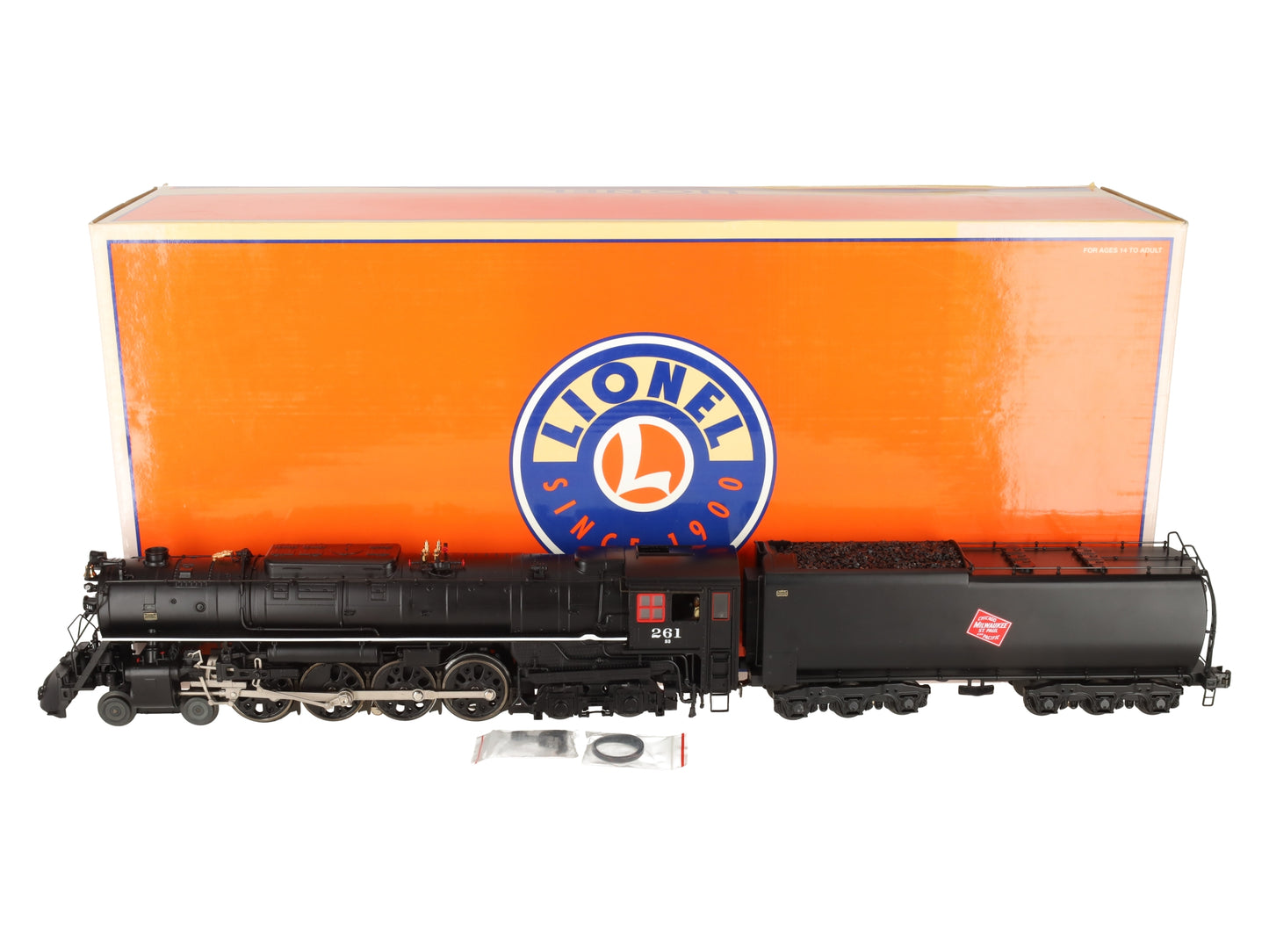 Lionel 6-11229 O Gauge Milwaukee Road S-3 Northern 4-8-4 Steam Locomotive #261 EX/Box