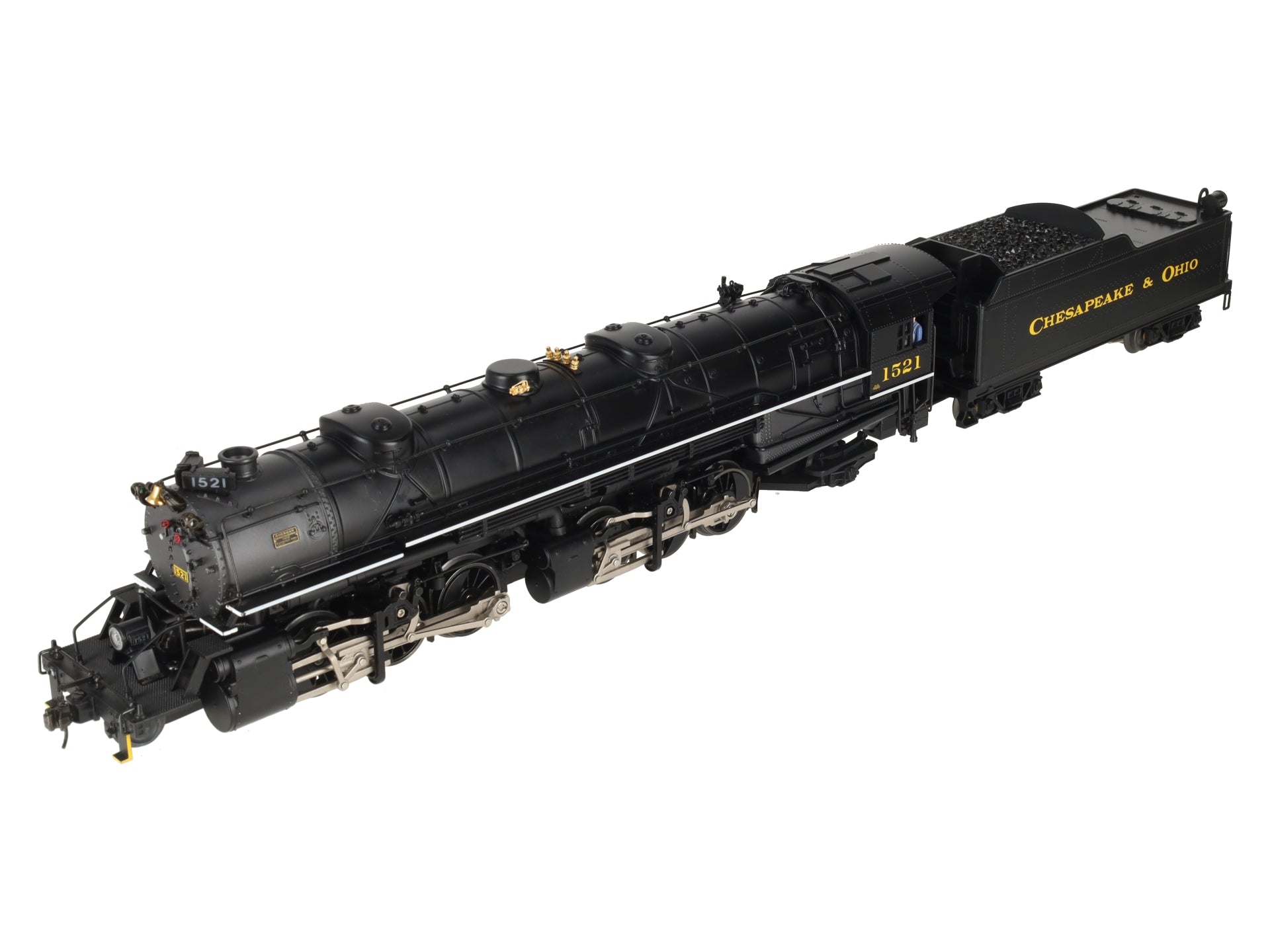 Lionel 6-28075 O Gauge C&O 2-6-6-2 Mallet Steam Locomotive & Tender #1521 EX/Box