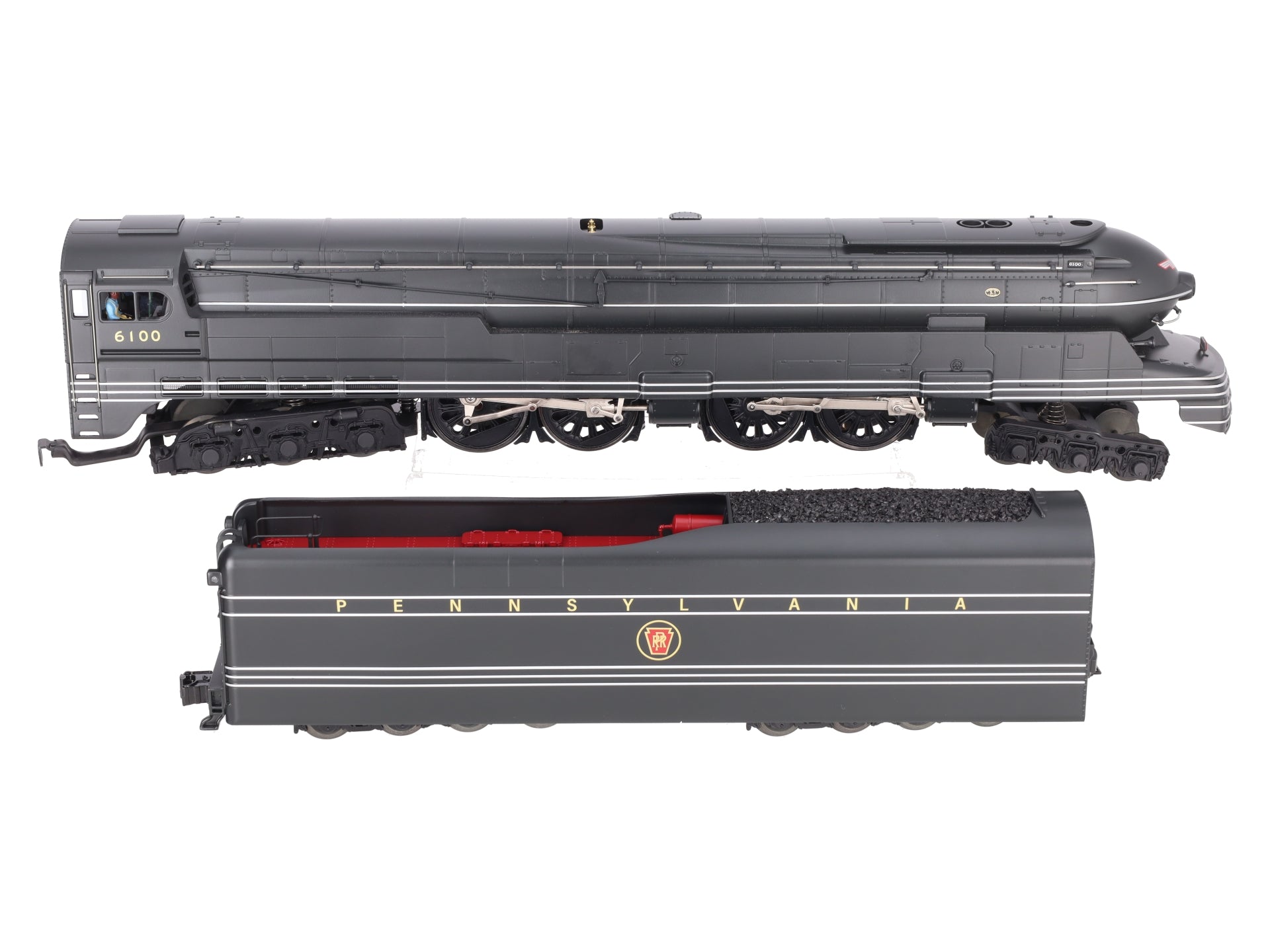 Lionel 2131030 O Penn Central Calendar Design S1 6-4-4-6 Steam Locomotive #6100 LN/Box