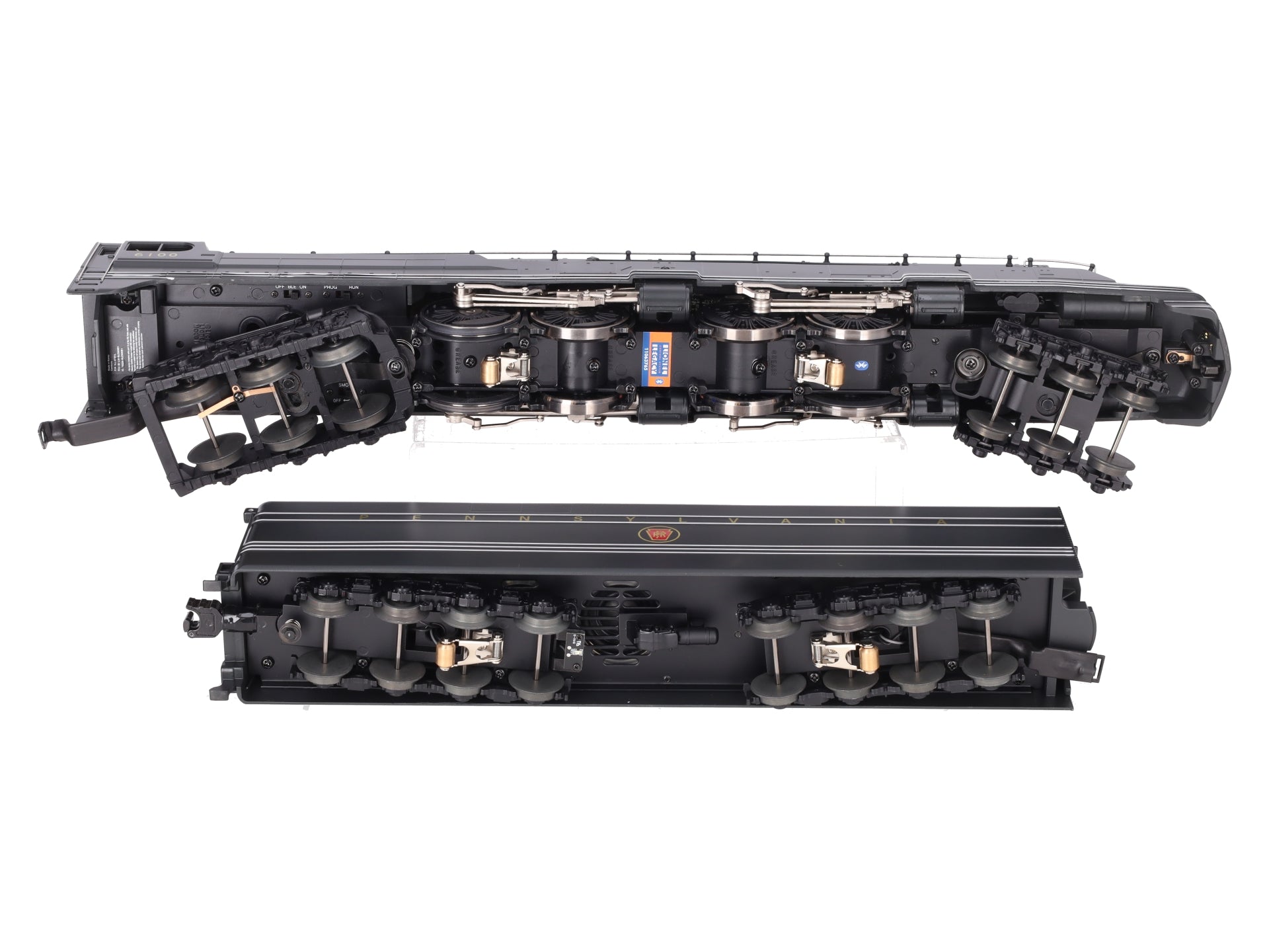 Lionel 2131030 O Penn Central Calendar Design S1 6-4-4-6 Steam Locomotive #6100 LN/Box