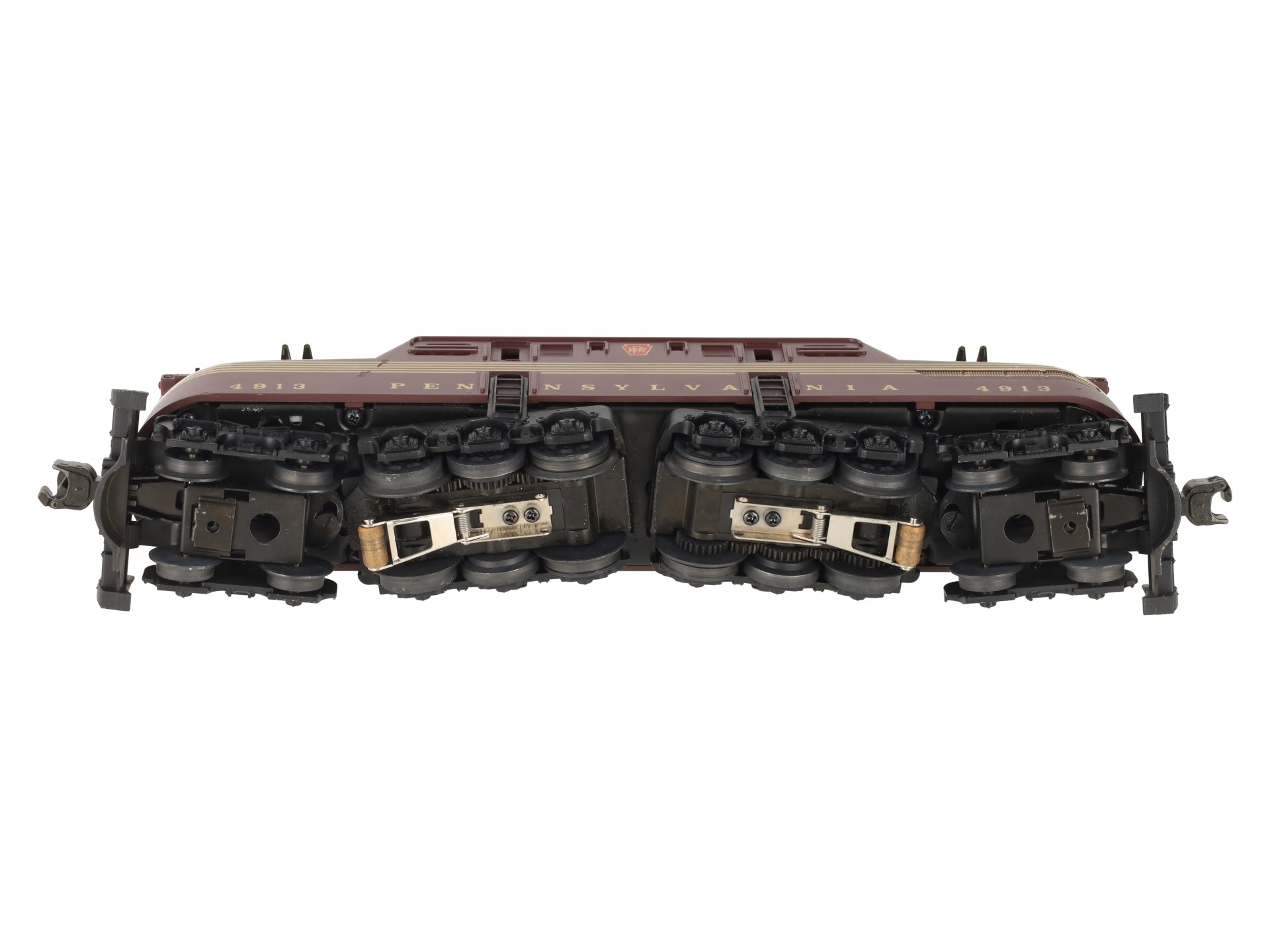 MTH 30-2501 O Gauge Pennsylvania Tuscan 5 Stripe GG-1 Electric Locomotive #4913 EX
