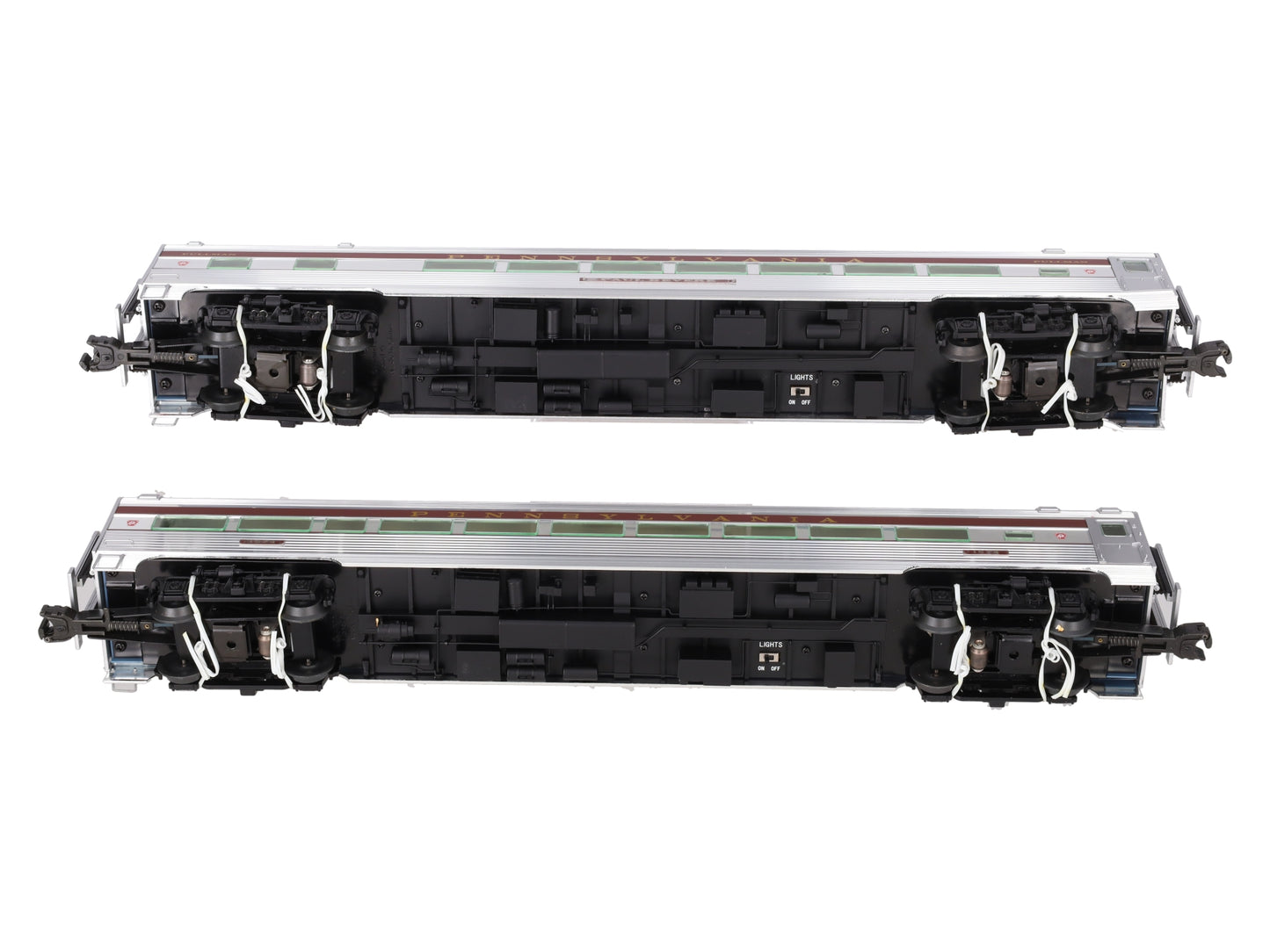 Lionel 6-25455 O Gauge Pennsylvania Congressional 18" Aluminum Passenger Car Set EX/Box