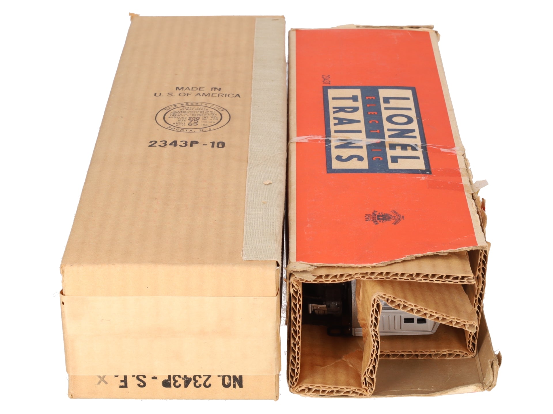 Lionel 2343 Vintage O Santa Fe F3 AB Diesel Locomotive Set VG/Box
