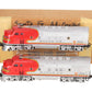 Lionel 2343 Vintage O Santa Fe F3 AB Diesel Locomotive Set VG/Box
