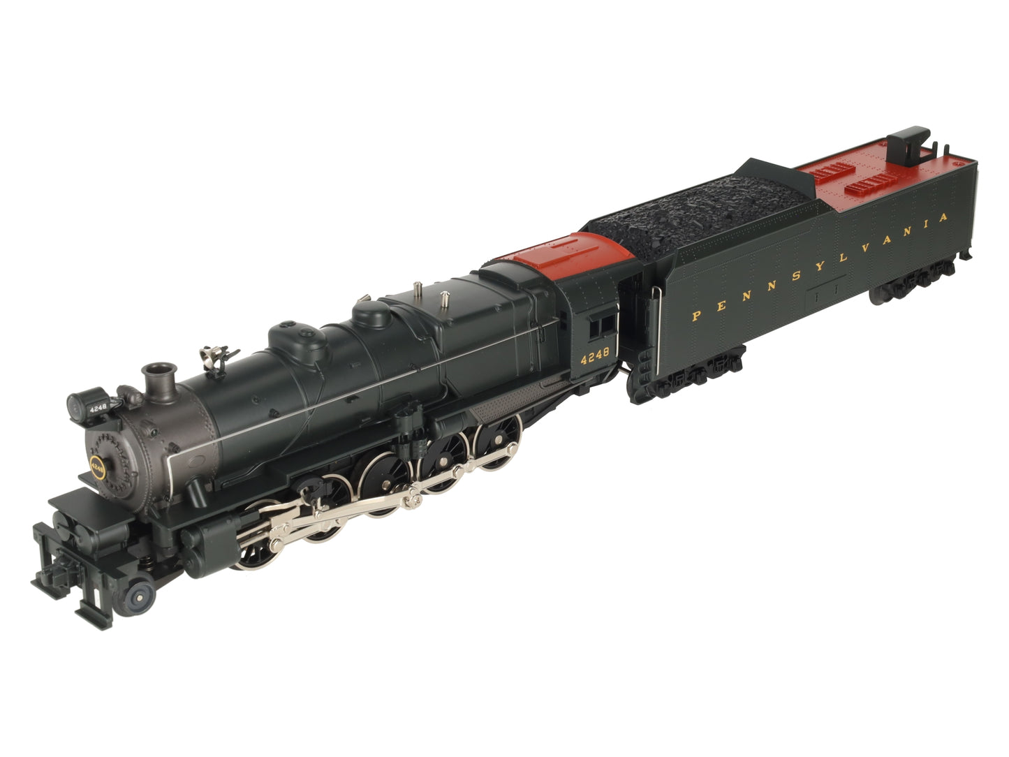 MTH 30-1176-0 O Pennsylvania 2-10-0 Decapod Steam Engine & Tender #4248 EX/Box