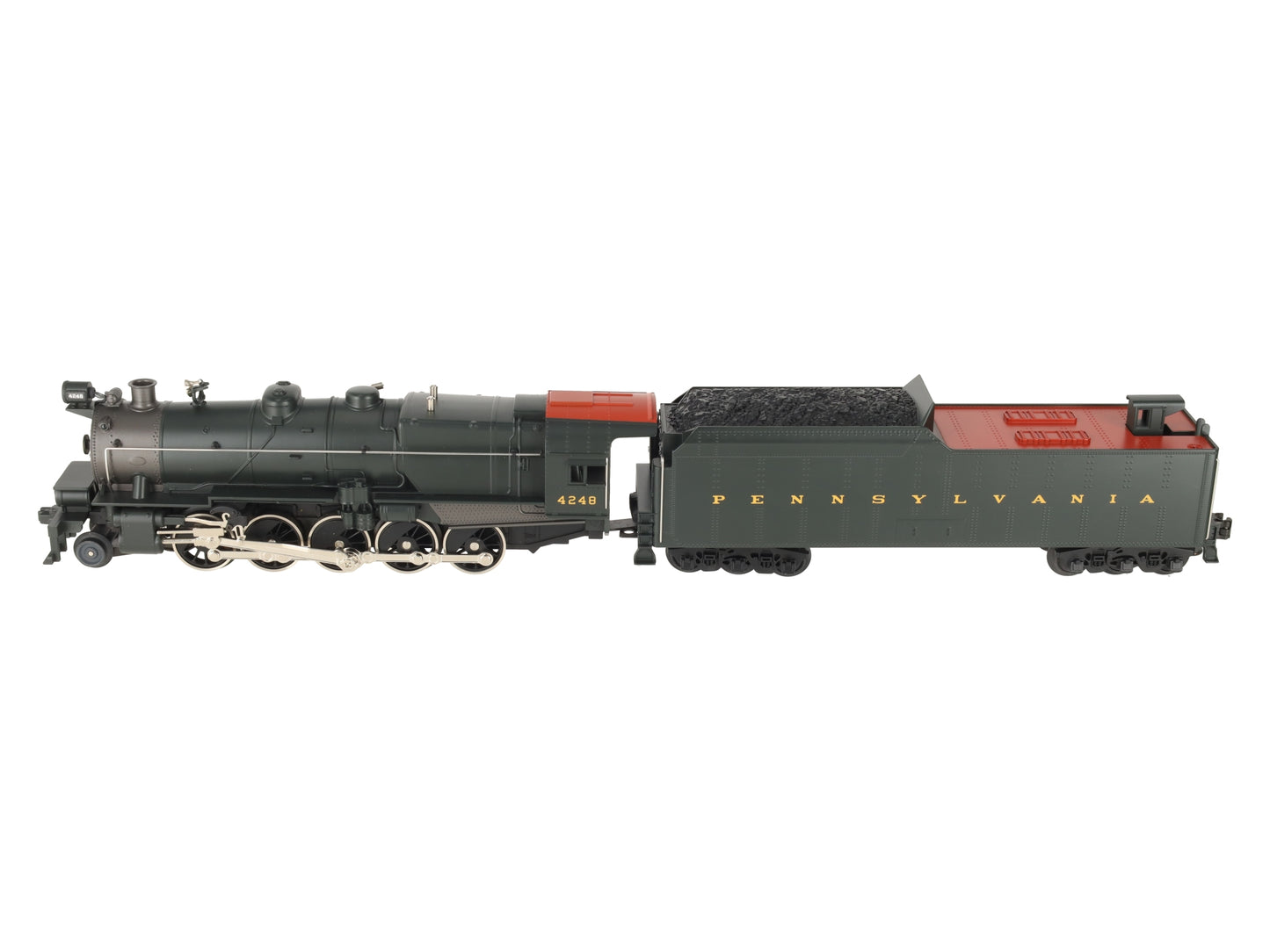 MTH 30-1176-0 O Pennsylvania 2-10-0 Decapod Steam Engine & Tender #4248 EX/Box