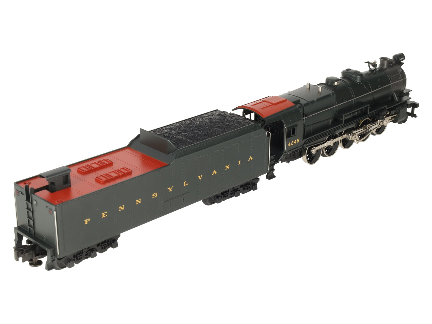 MTH 30-1176-0 O Pennsylvania 2-10-0 Decapod Steam Engine & Tender #4248 EX/Box