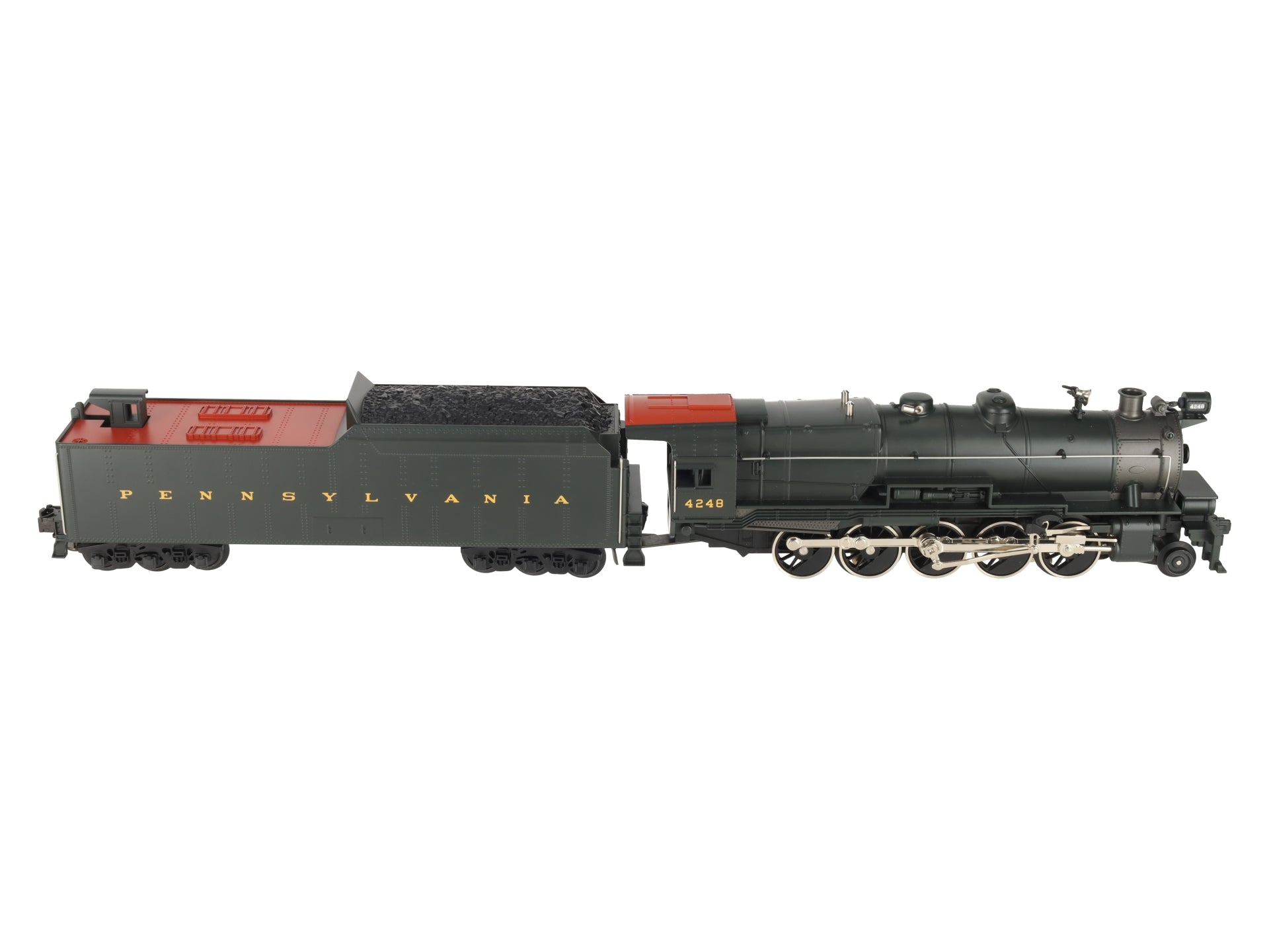MTH 30-1176-0 O Pennsylvania 2-10-0 Decapod Steam Engine & Tender #4248 EX/Box