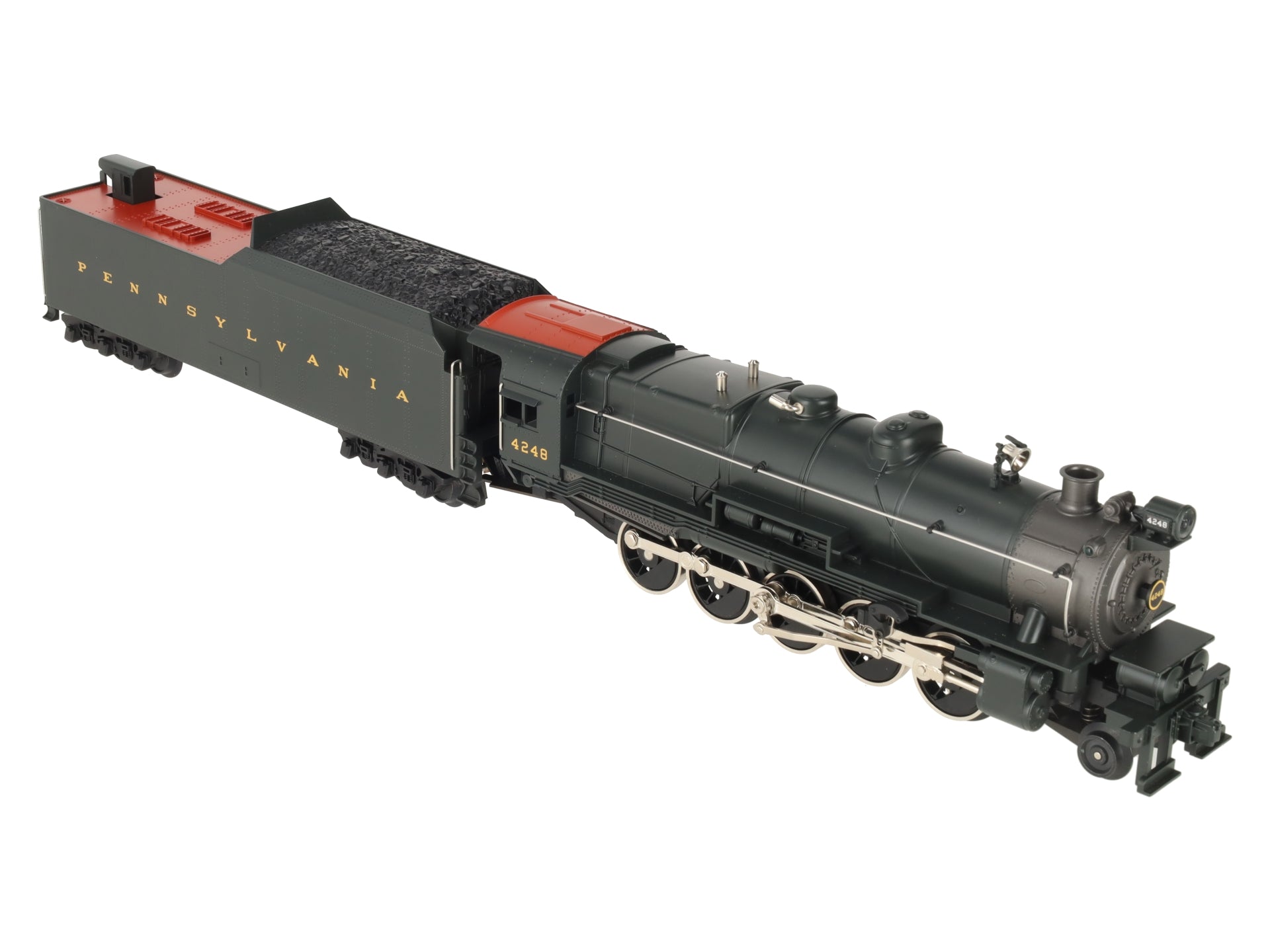 MTH 30-1176-0 O Pennsylvania 2-10-0 Decapod Steam Engine & Tender #4248 EX/Box