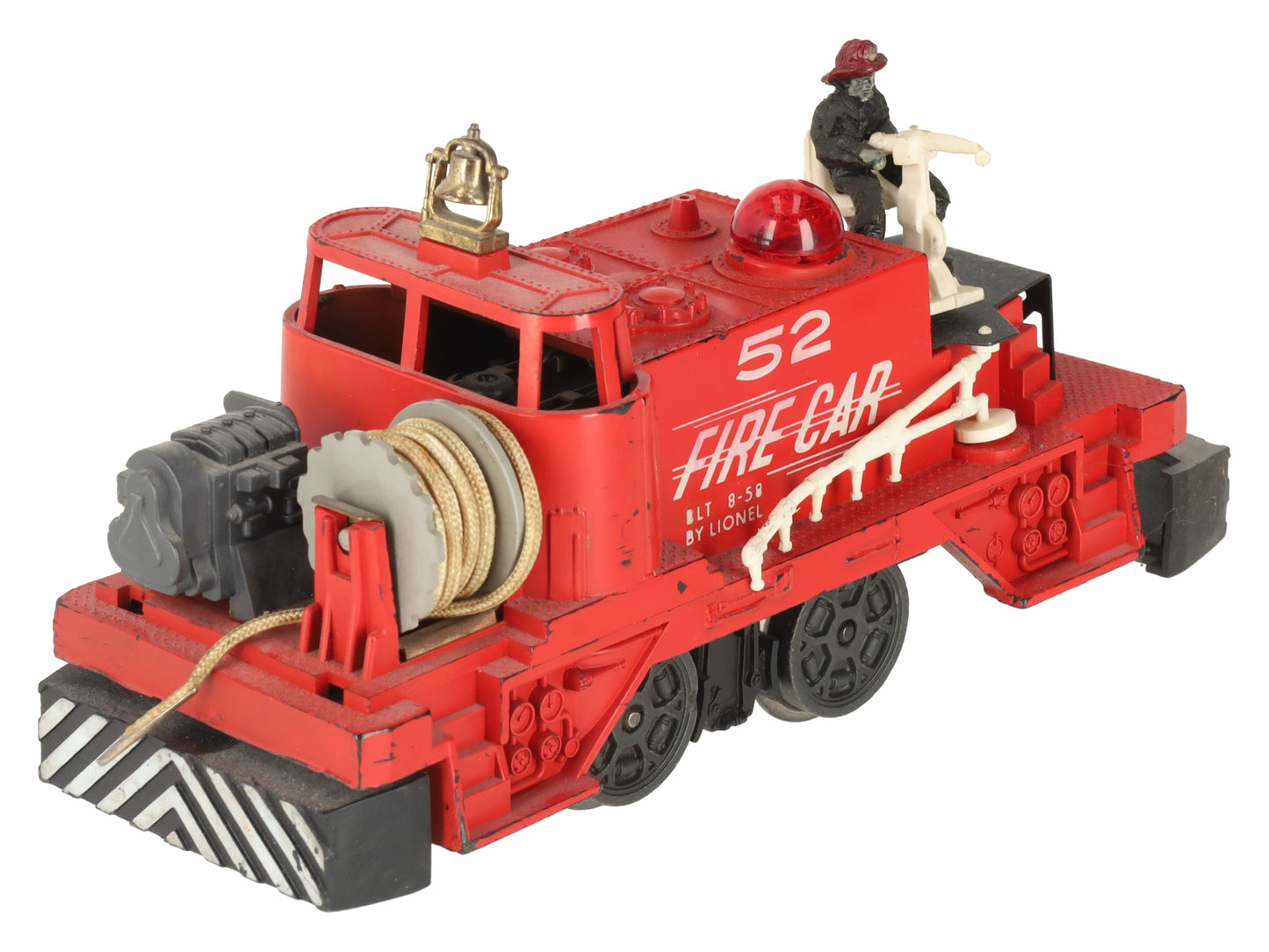 Lionel 52 Vintage O Motorized Fire Car VG