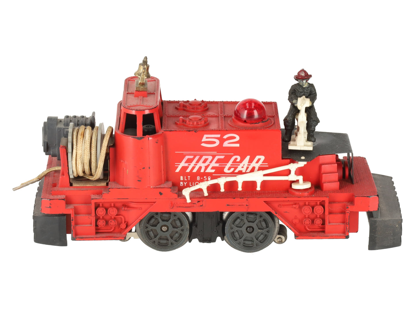 Lionel 52 Vintage O Motorized Fire Car VG
