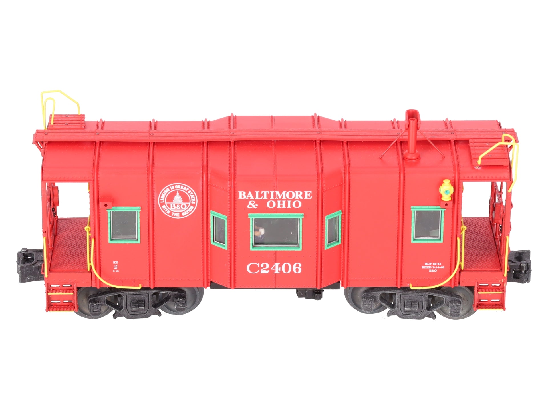 Lionel 2026210O Gauge Baltimore & Ohio I12 Caboose #C2406 LN/Box