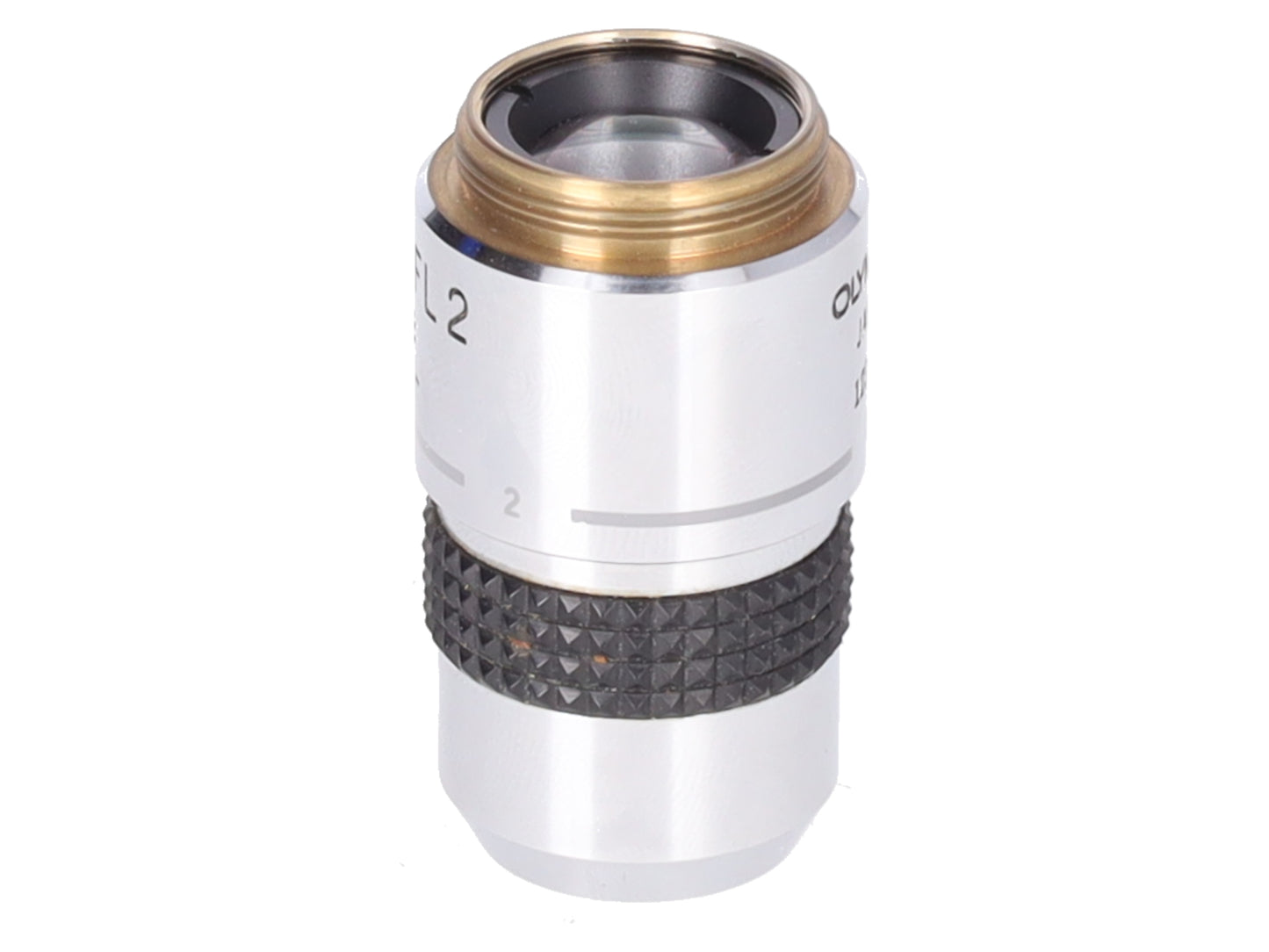 Olympus SPlan FL 2x / 0.08 Fluorite Microscope Objective Macro Low Power EX