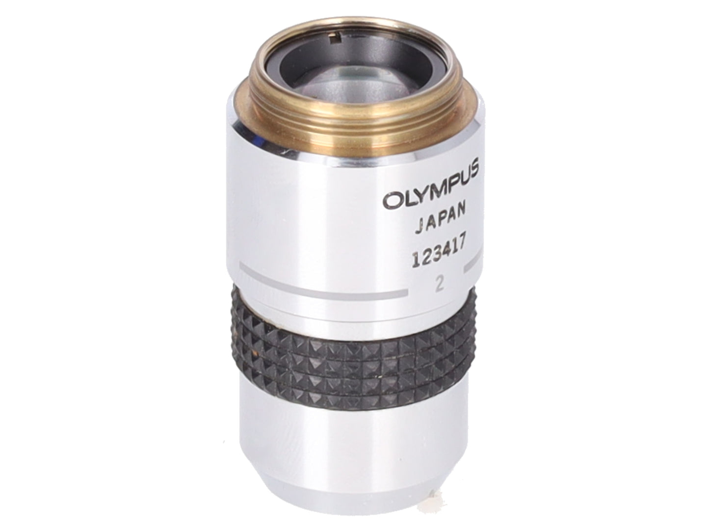Olympus SPlan FL 2x / 0.08 Fluorite Microscope Objective Macro Low Power EX