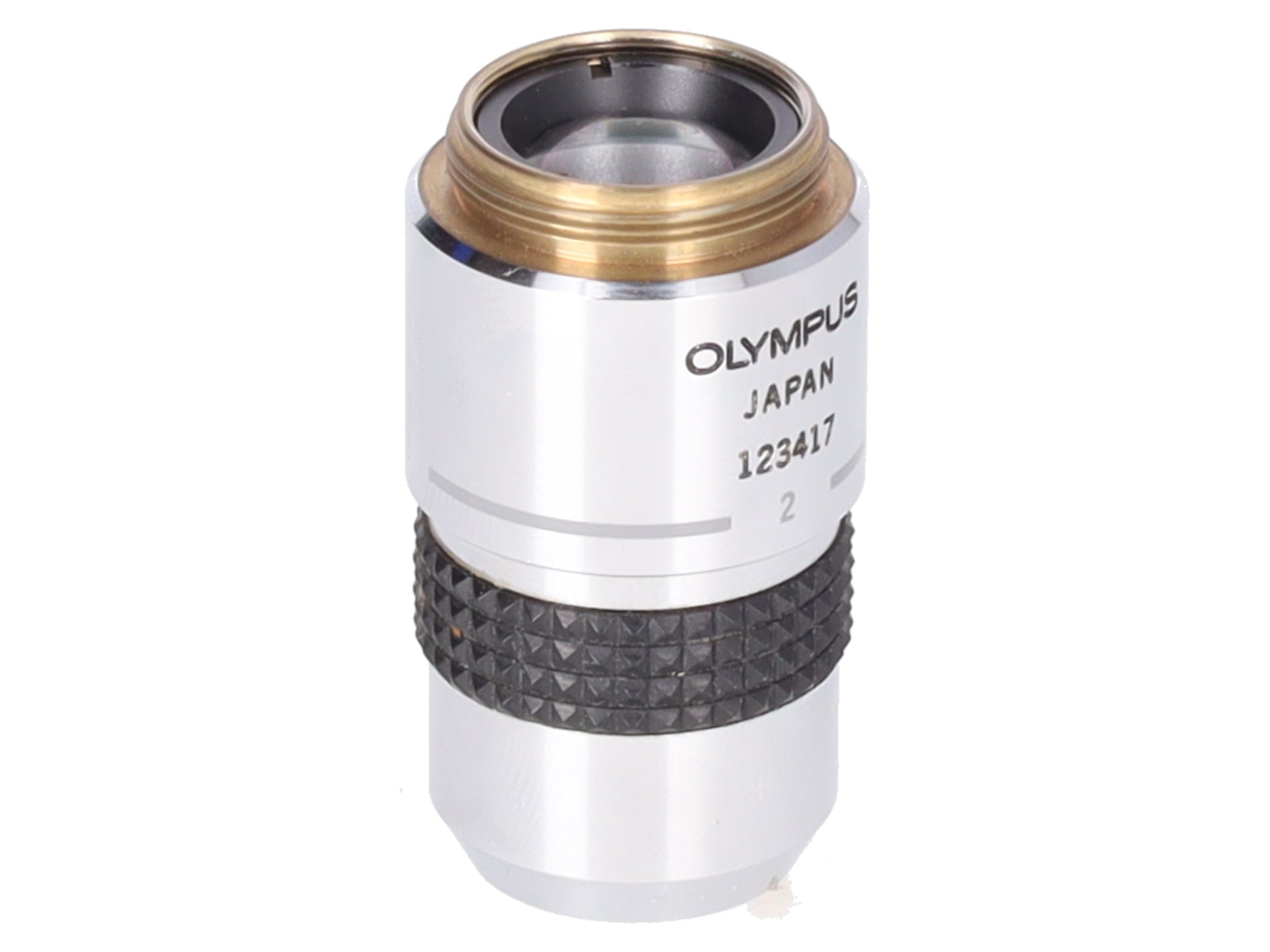 Olympus SPlan FL 2x / 0.08 Fluorite Microscope Objective Macro Low Power EX