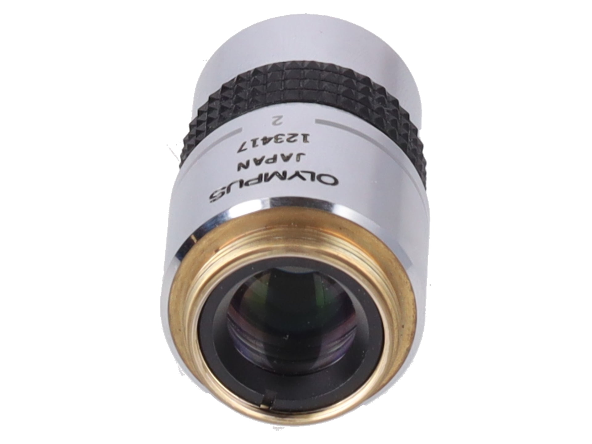Olympus SPlan FL 2x / 0.08 Fluorite Microscope Objective Macro Low Power EX