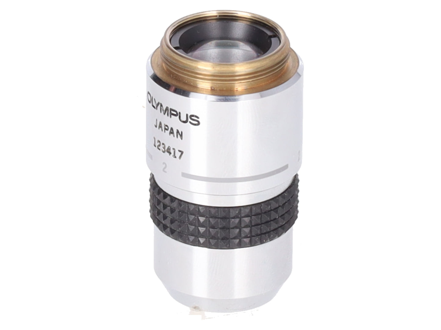 Olympus SPlan FL 2x / 0.08 Fluorite Microscope Objective Macro Low Power EX