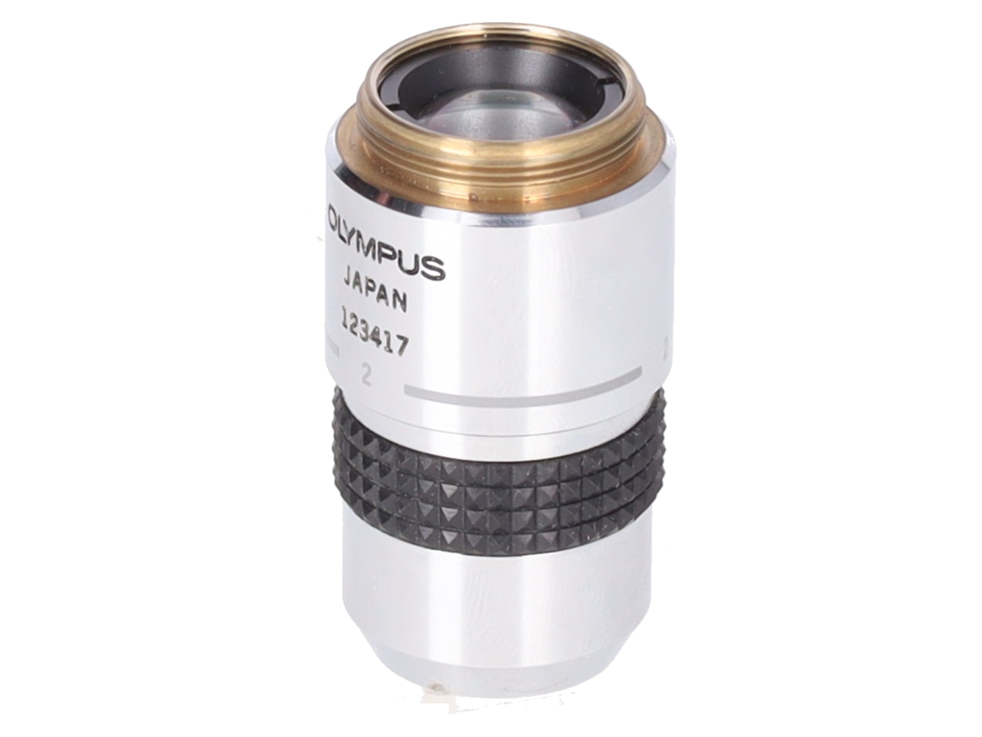Olympus SPlan FL 2x / 0.08 Fluorite Microscope Objective Macro Low Power EX