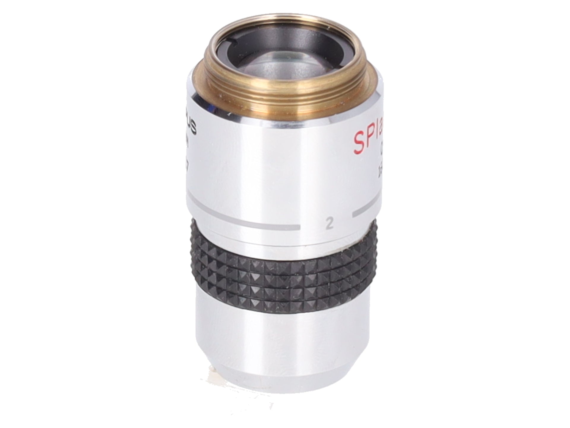 Olympus SPlan FL 2x / 0.08 Fluorite Microscope Objective Macro Low Power EX