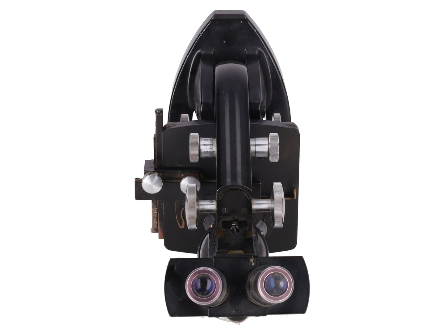 American Optical AO Stereo Microscope 3 Objectives B-35-83 VG