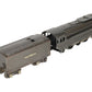 Lionel 1668E Vintage O 2-6-2 Gunmetal Streamline Steam Locomotive & Tender VG