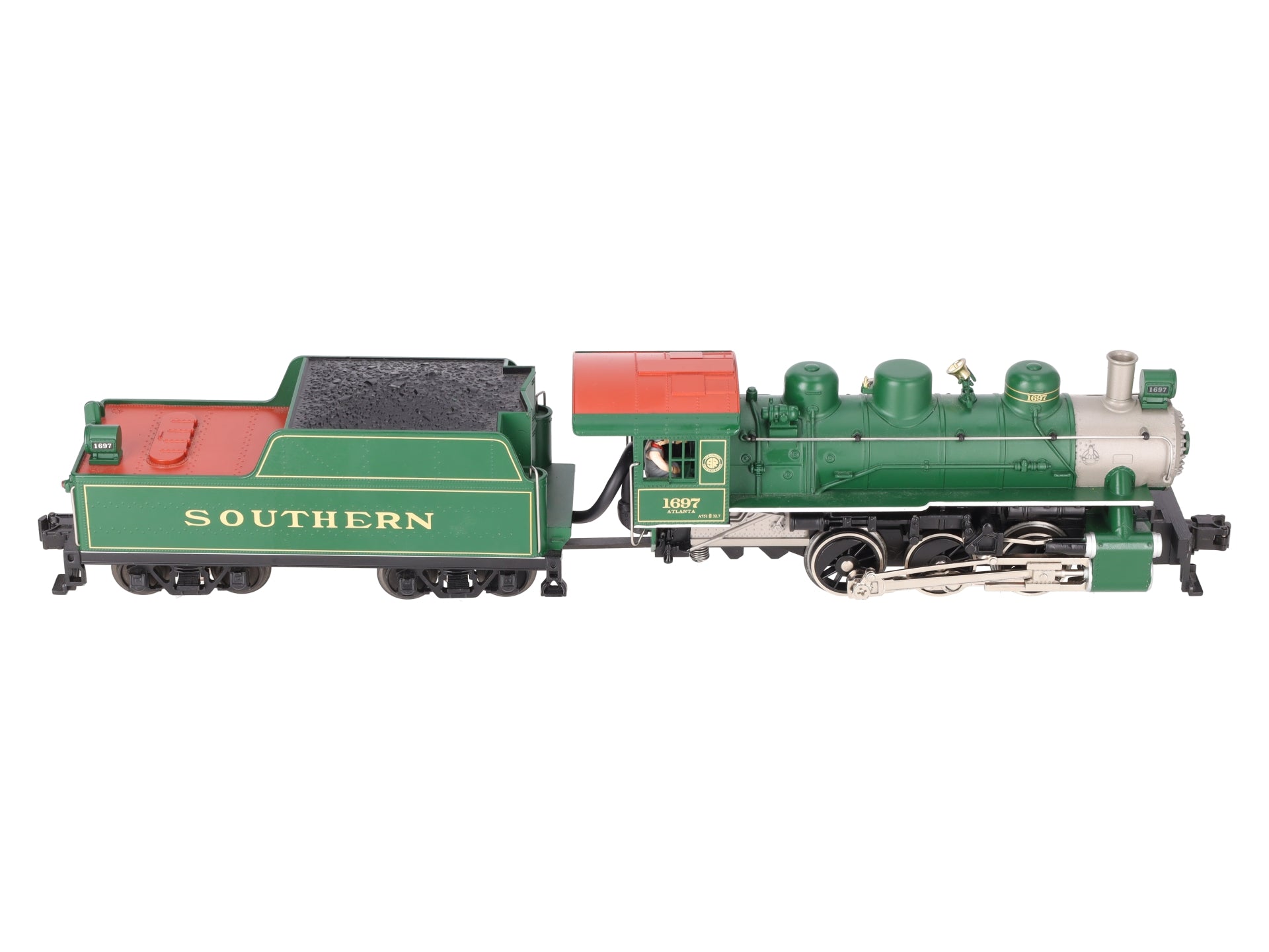 MTH 30-1270-1 Southern 0-6-0 USRA Steam Loco & Tender w/PS2 #1697 EX/Box