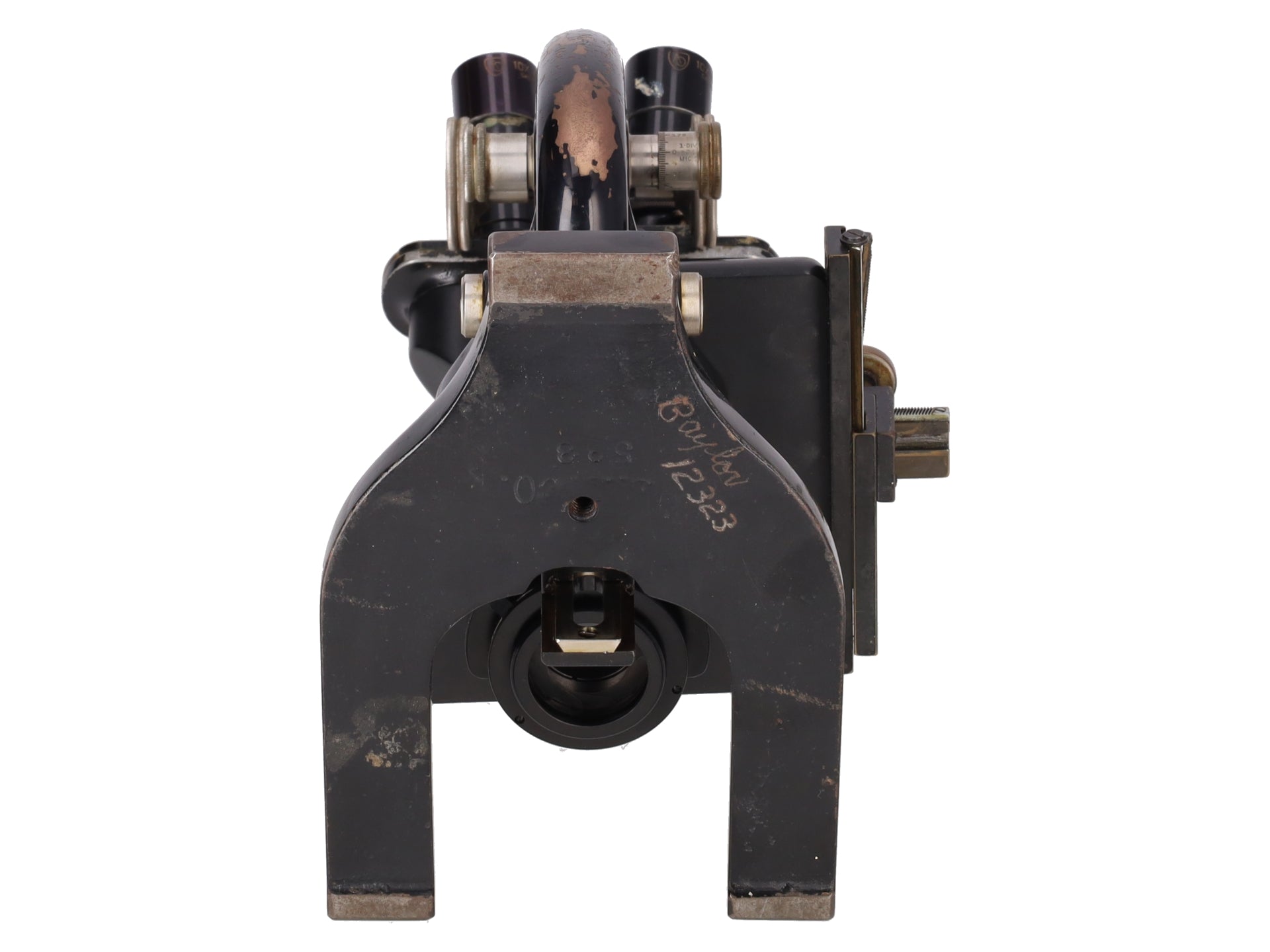 Vintage Spencer Buffalo Binocular Compound Cast Iron Scientific Microscope