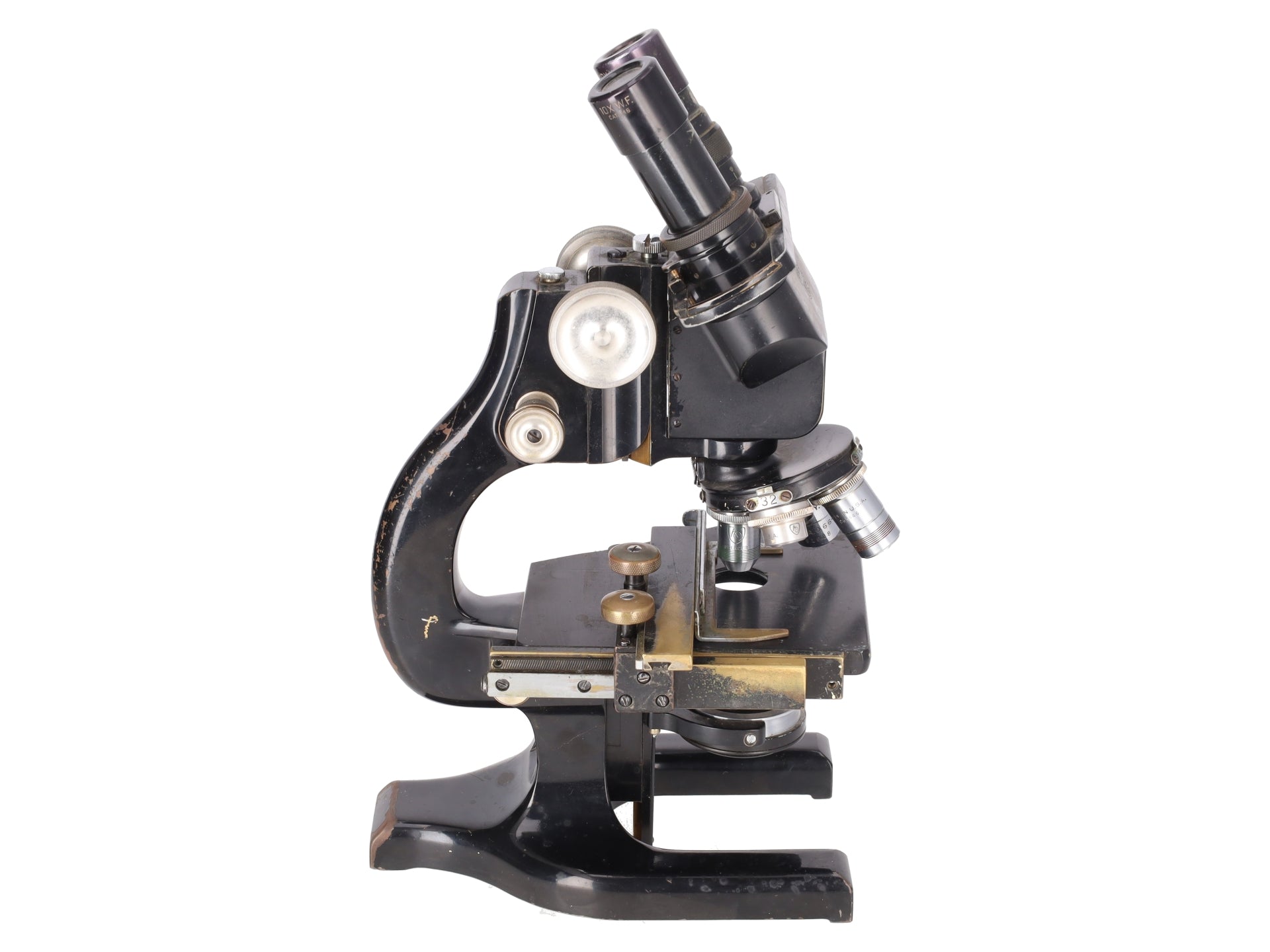 Vintage Spencer Buffalo Binocular Compound Cast Iron Scientific Microscope