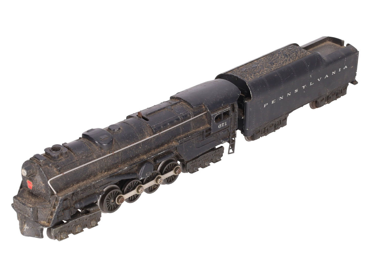 Lionel 671 Vintage O 6-8-6 Die-Cast Steam Turbine Locomotive with 2671W Tender