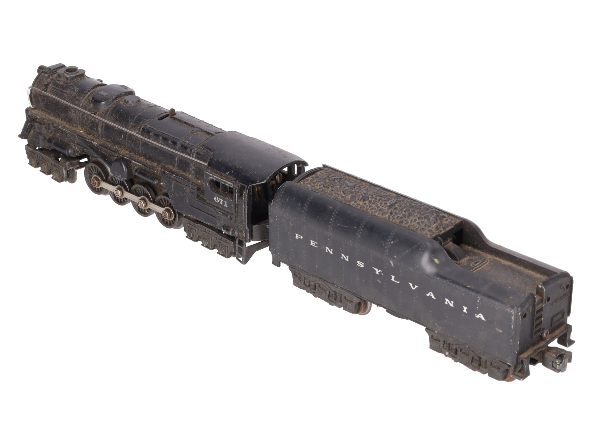 Lionel 671 Vintage O 6-8-6 Die-Cast Steam Turbine Locomotive with 2671W Tender