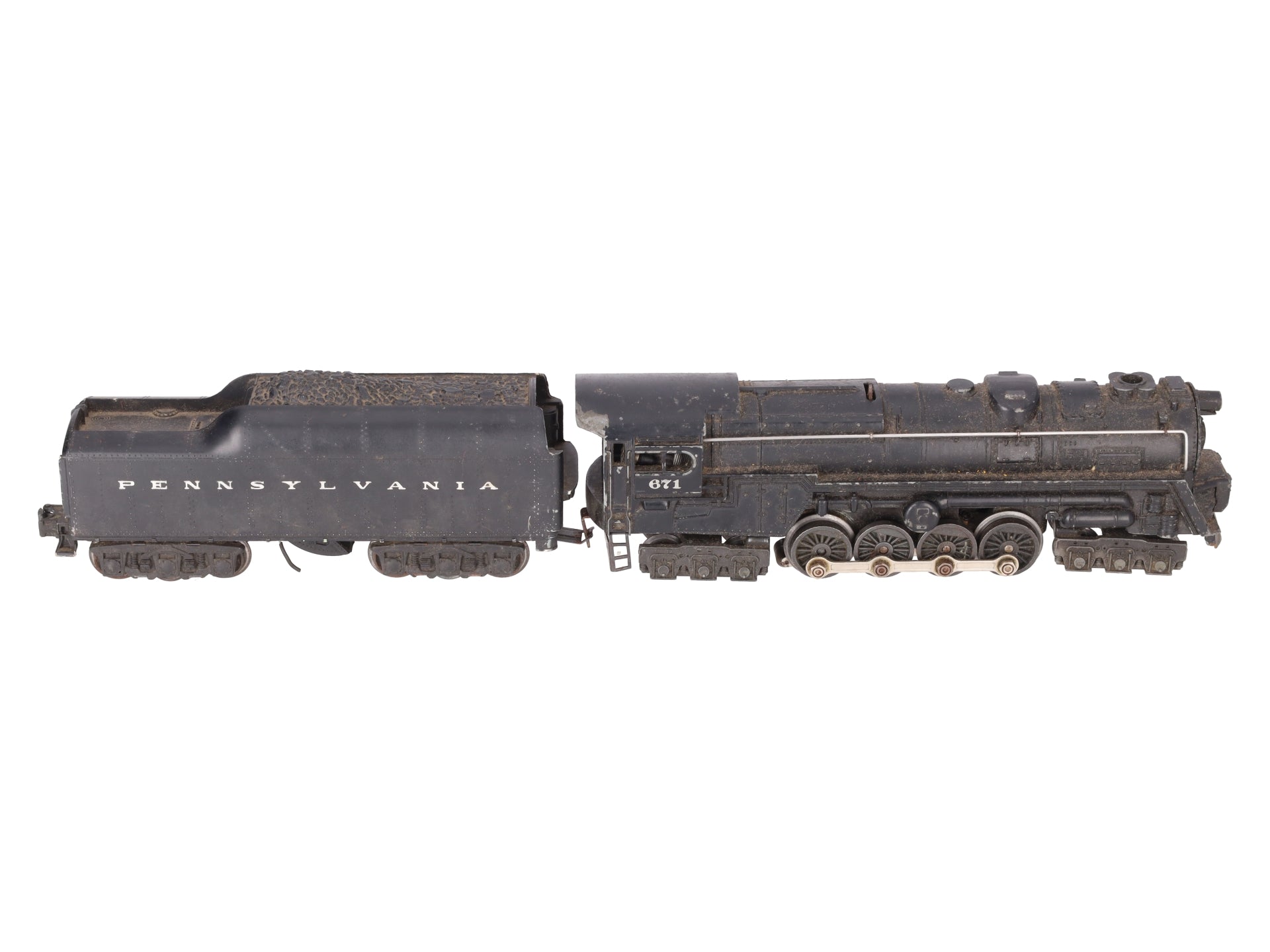 Lionel 671 Vintage O 6-8-6 Die-Cast Steam Turbine Locomotive with 2671W Tender