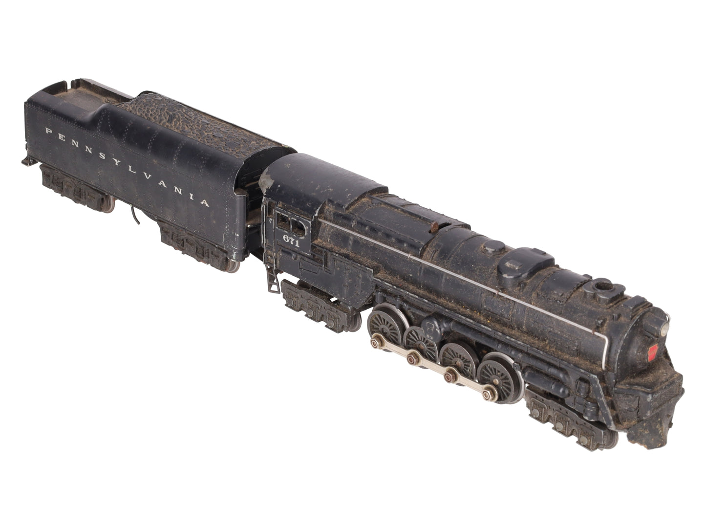 Lionel 671 Vintage O 6-8-6 Die-Cast Steam Turbine Locomotive with 2671W Tender