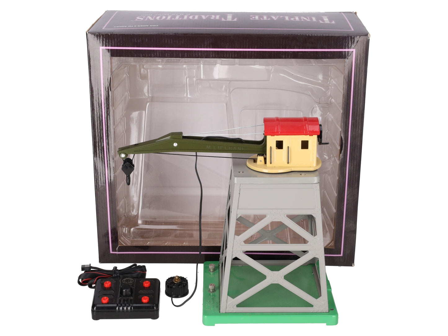 MTH 10-1160 O Gauge #165 Operating Crane EX/Box