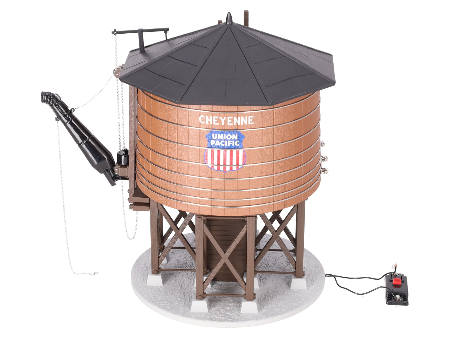 MTH 30-11090 O Scale Union Pacific Operating Water Tower Assembled