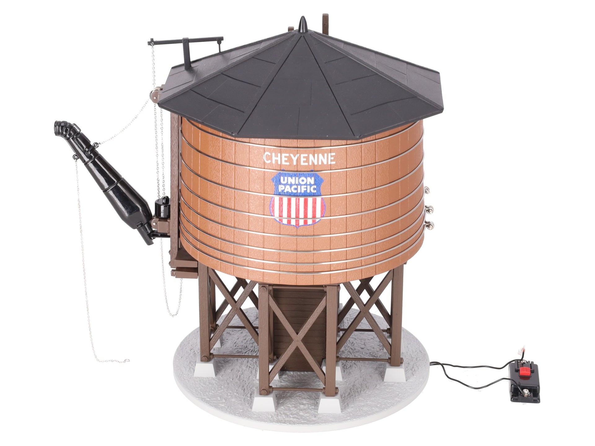 MTH 30-11090 O Scale Union Pacific Operating Water Tower Assembled LN/Box