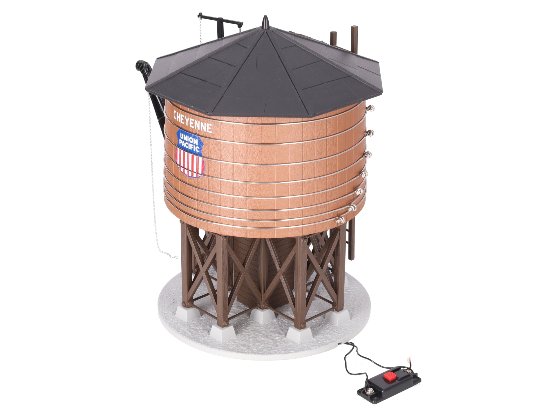 MTH 30-11090 O Scale Union Pacific Operating Water Tower Assembled LN/Box