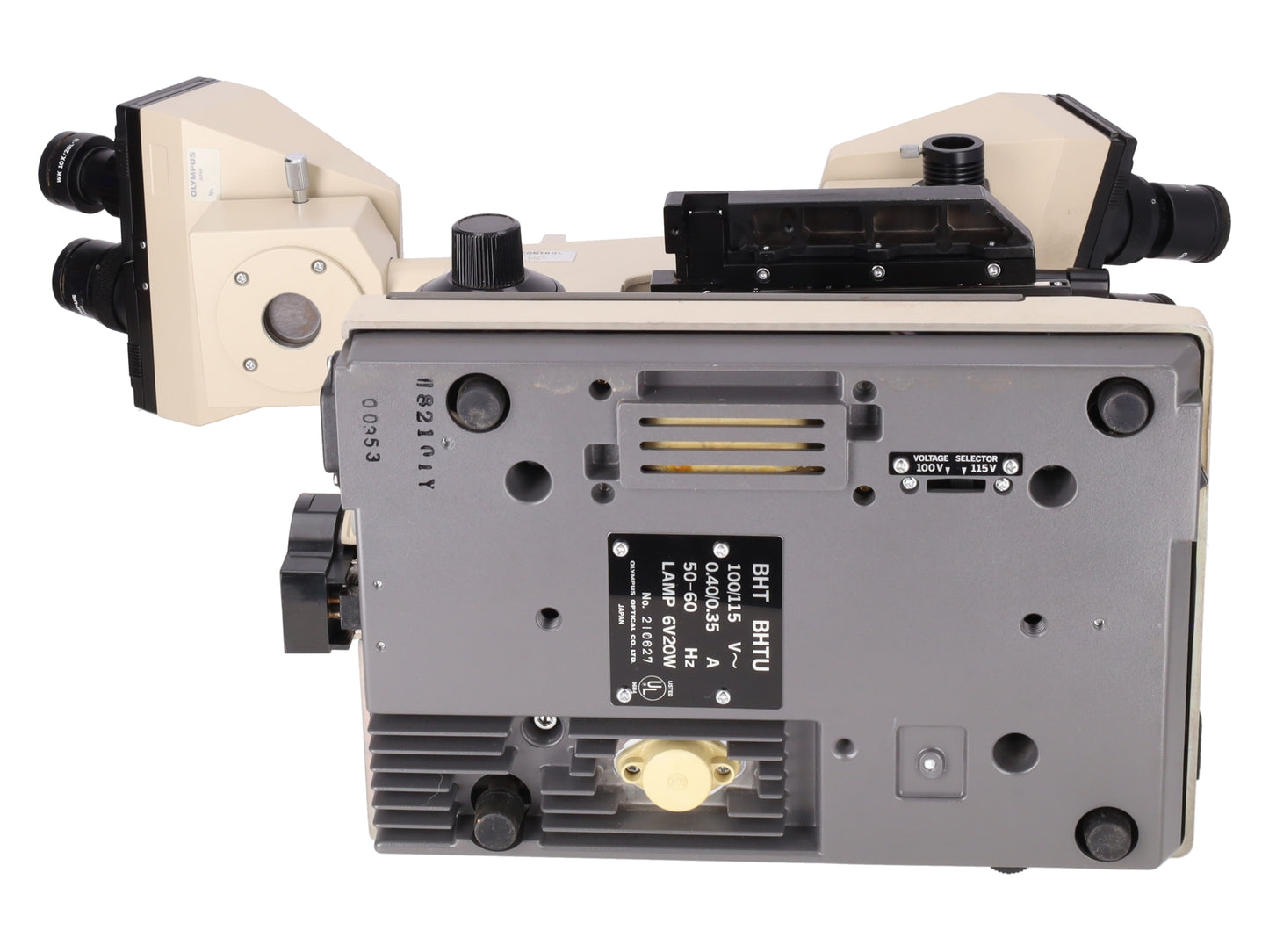 Olympus Microscope BH-2 with Front to Back Pointer Bridge & 100x BH2 w/TDO Light EX